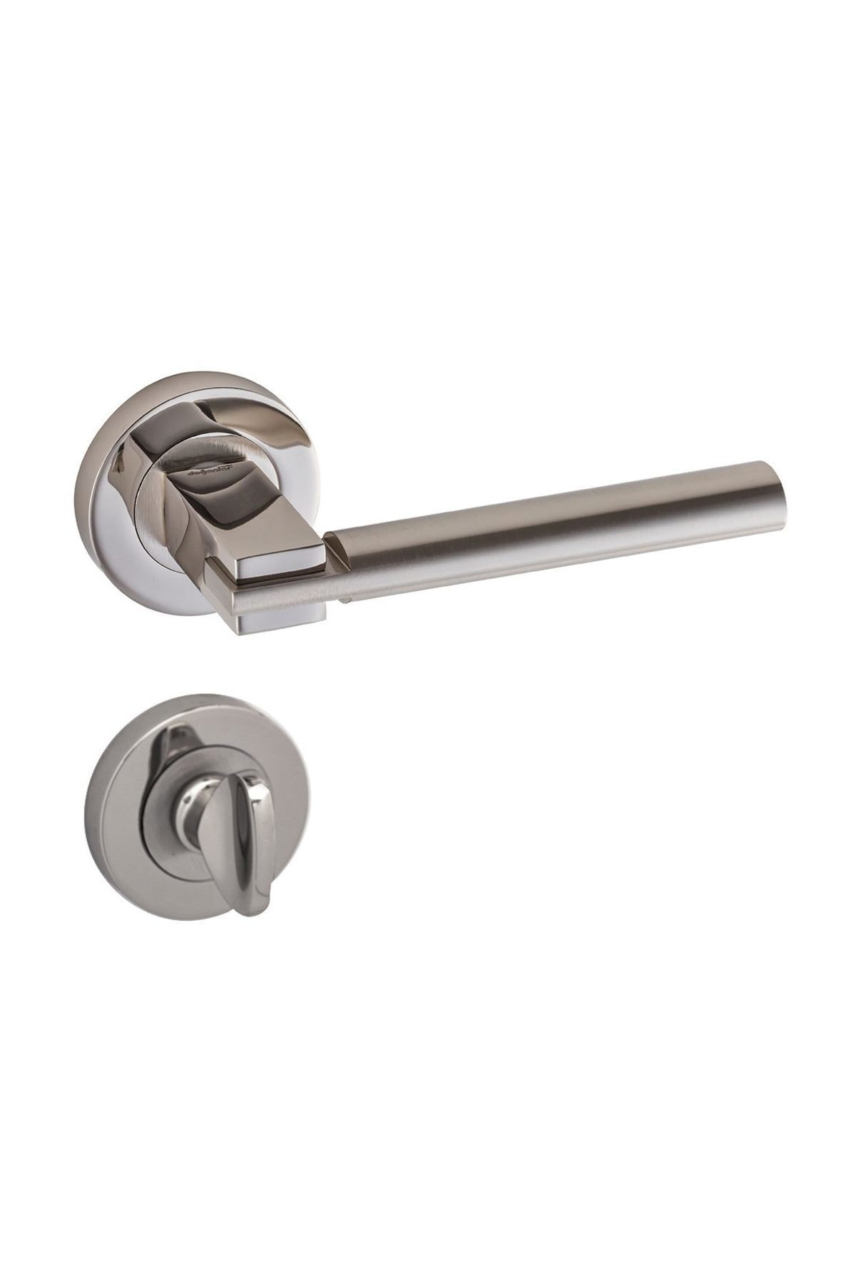 DOĞANLAR Alfa Saten Nikel Rozetli Wc Kapı Kolu