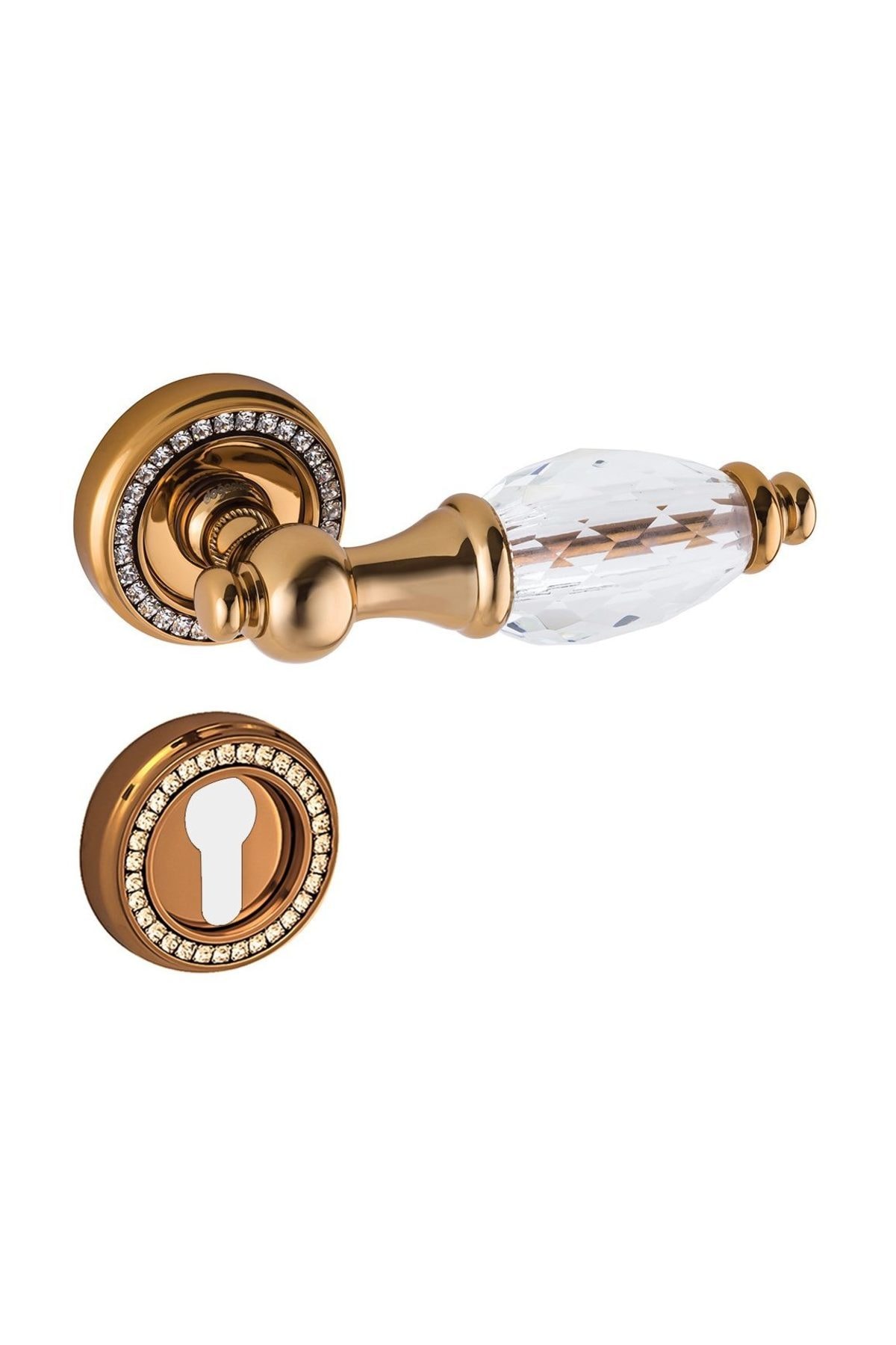 DOĞANLAR Işıl Albirifin Rozetli Yale Kapı Kolu