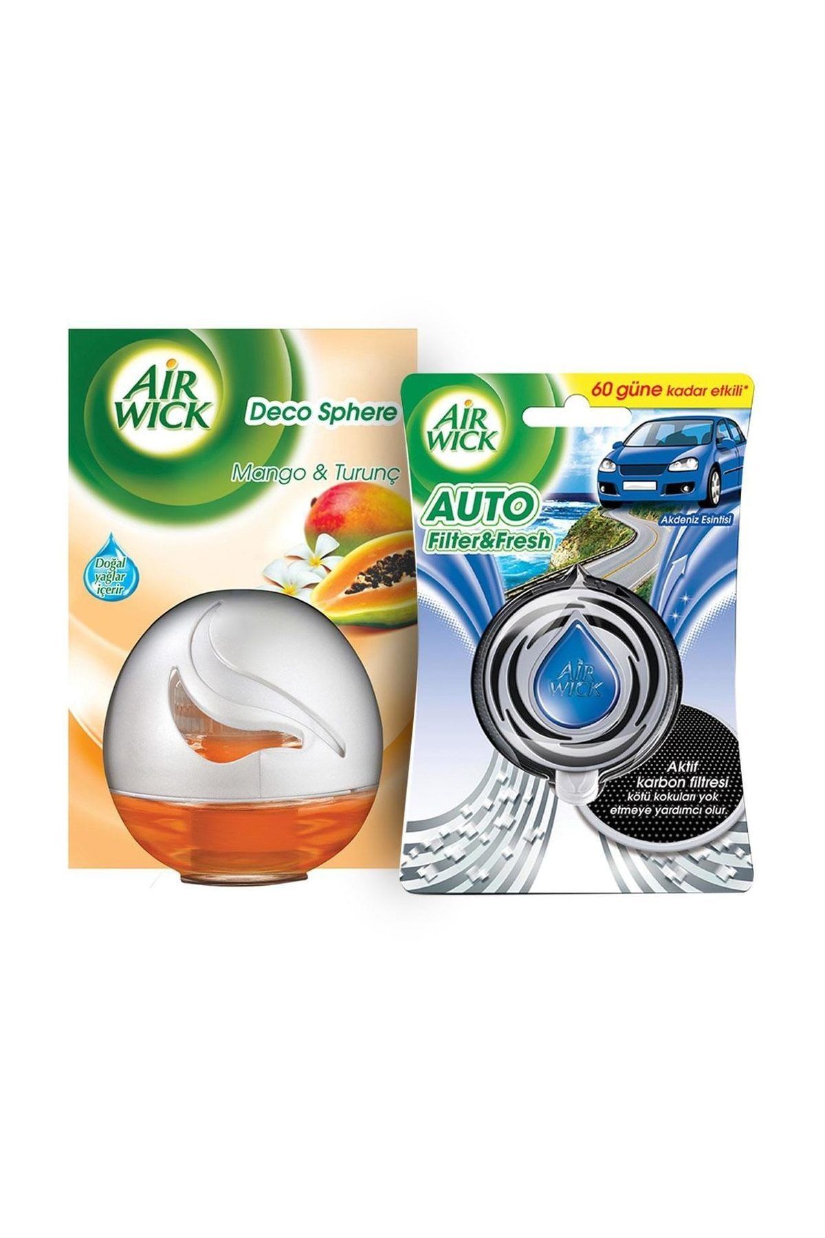air wick air wick araba kokusu filter fresh akdeniz esintisi decosphere mango fiyati yorumlari trendyol