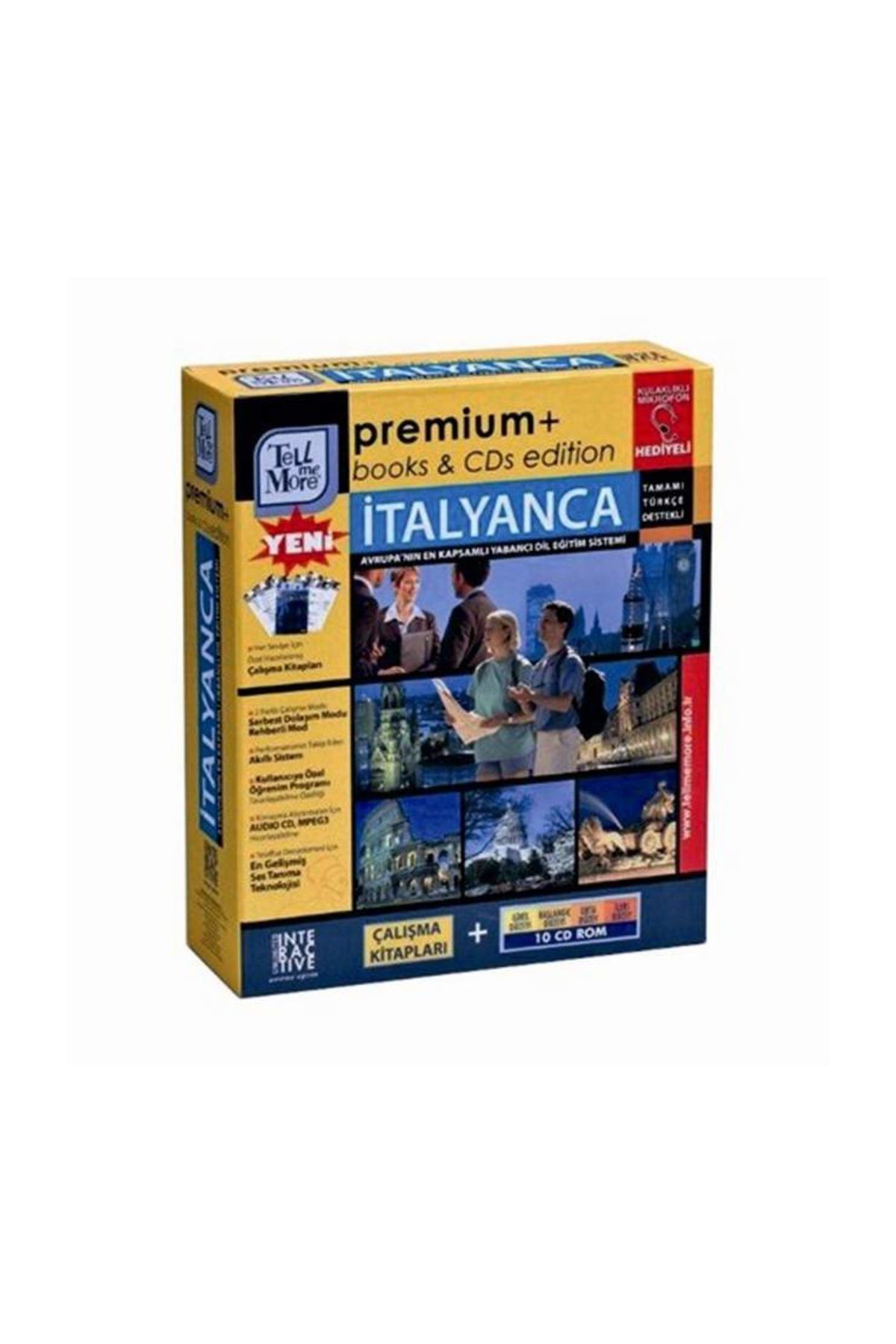 Pusula Yayıncılık Tell Me More İtalyanca Eğitim Seti 10 Cd-Rom