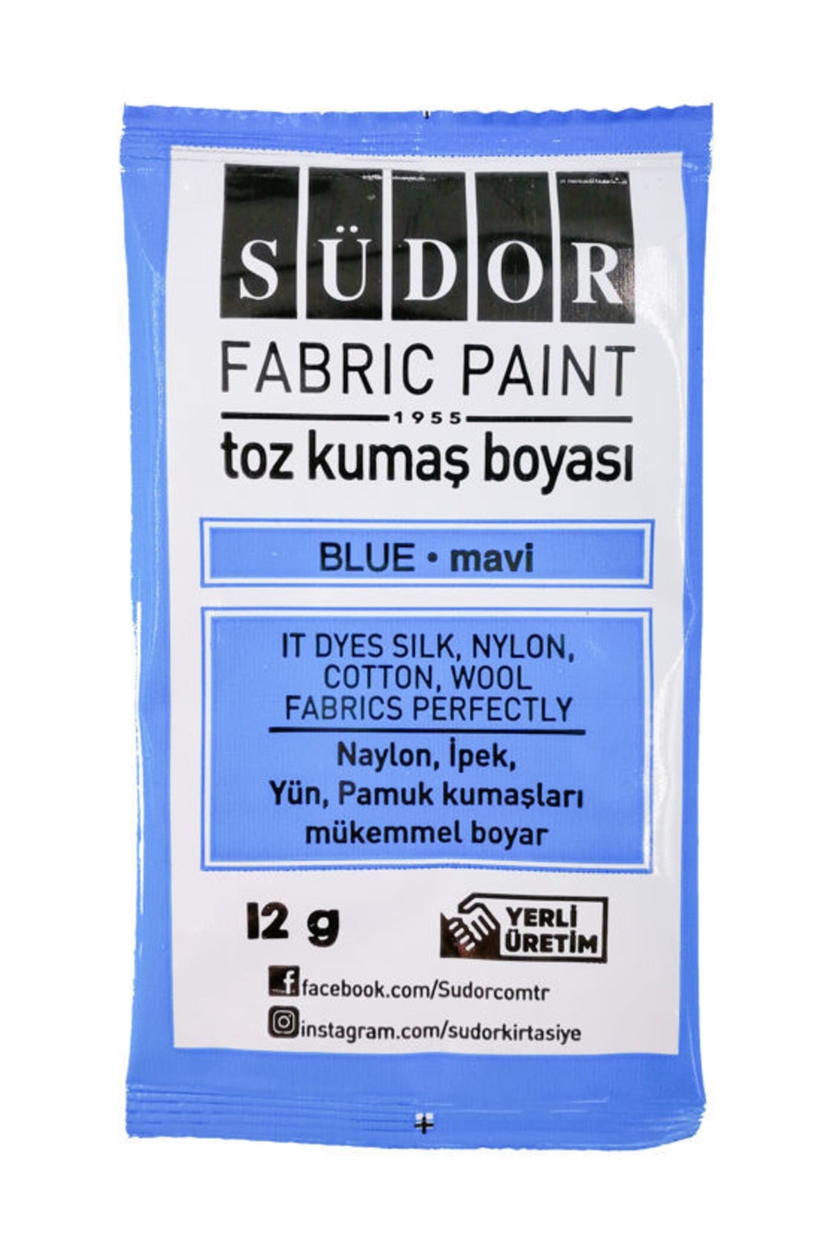 Südor Toz Kumaş Boyası Mavi