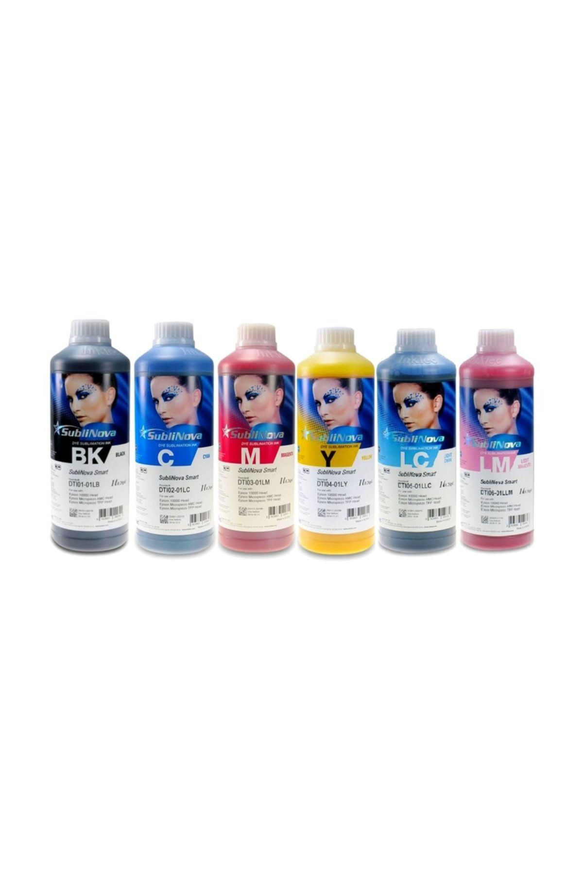 INKTEC Epson Süblimasyon Dtı Sublinova Mürekkep 6x 1 Litre 6 Renk
