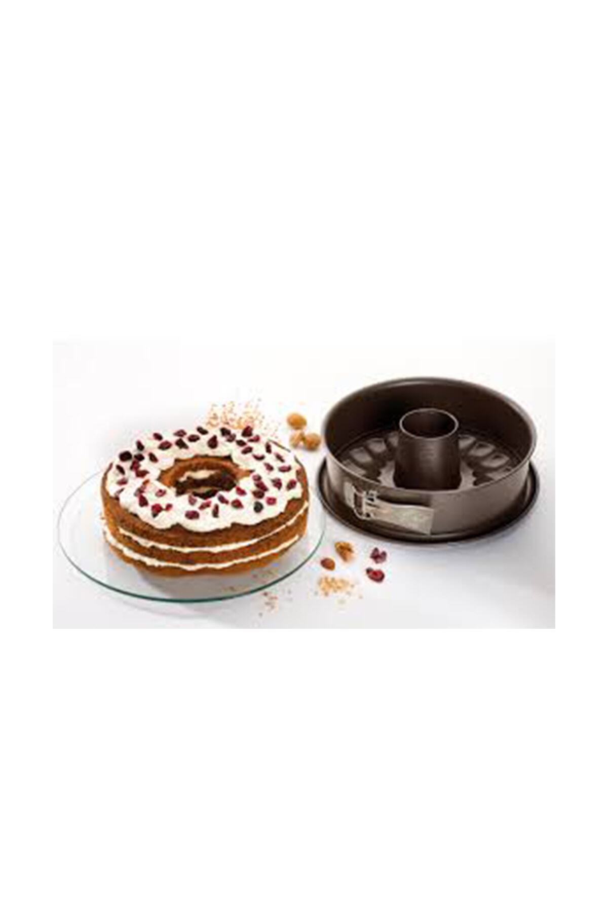 Dr. Oetker Back Edıtıon Borulu Dilimli Kelepçeli Çift Tabanlı Kek Kalıbı 28 Cm