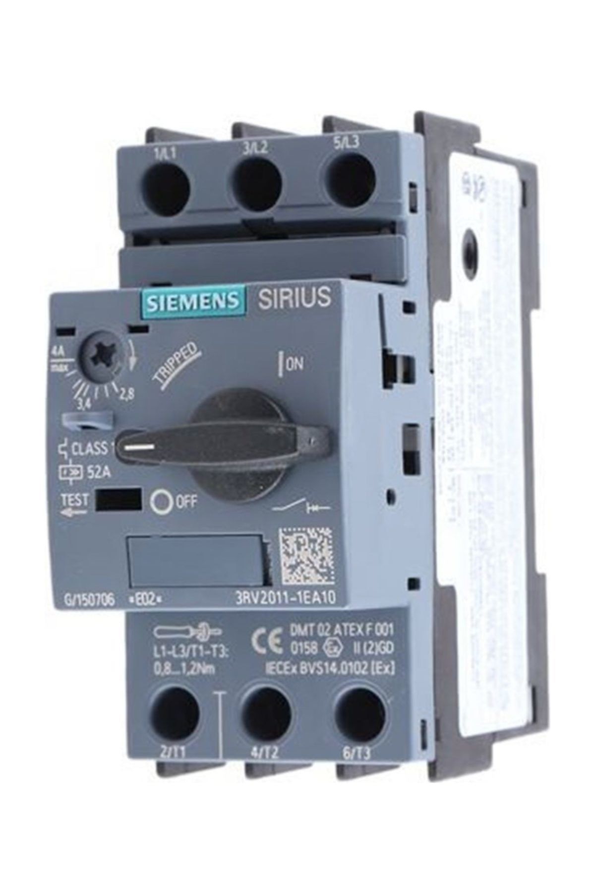 Siemens 3rv2011-1ea10 - Sirius 3rv2 Motor Koruma Şalteri 100ka 2.8-4a