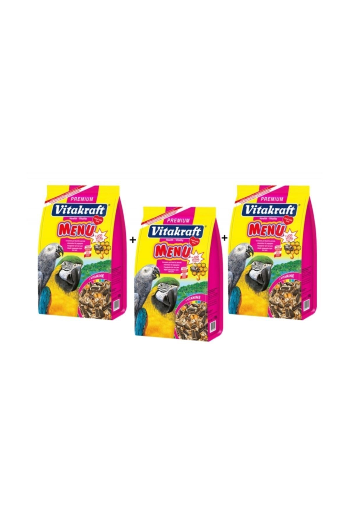 No Label Vitakraft Menu Jako Gri Amazon Papağan Yemi X 3 Adet