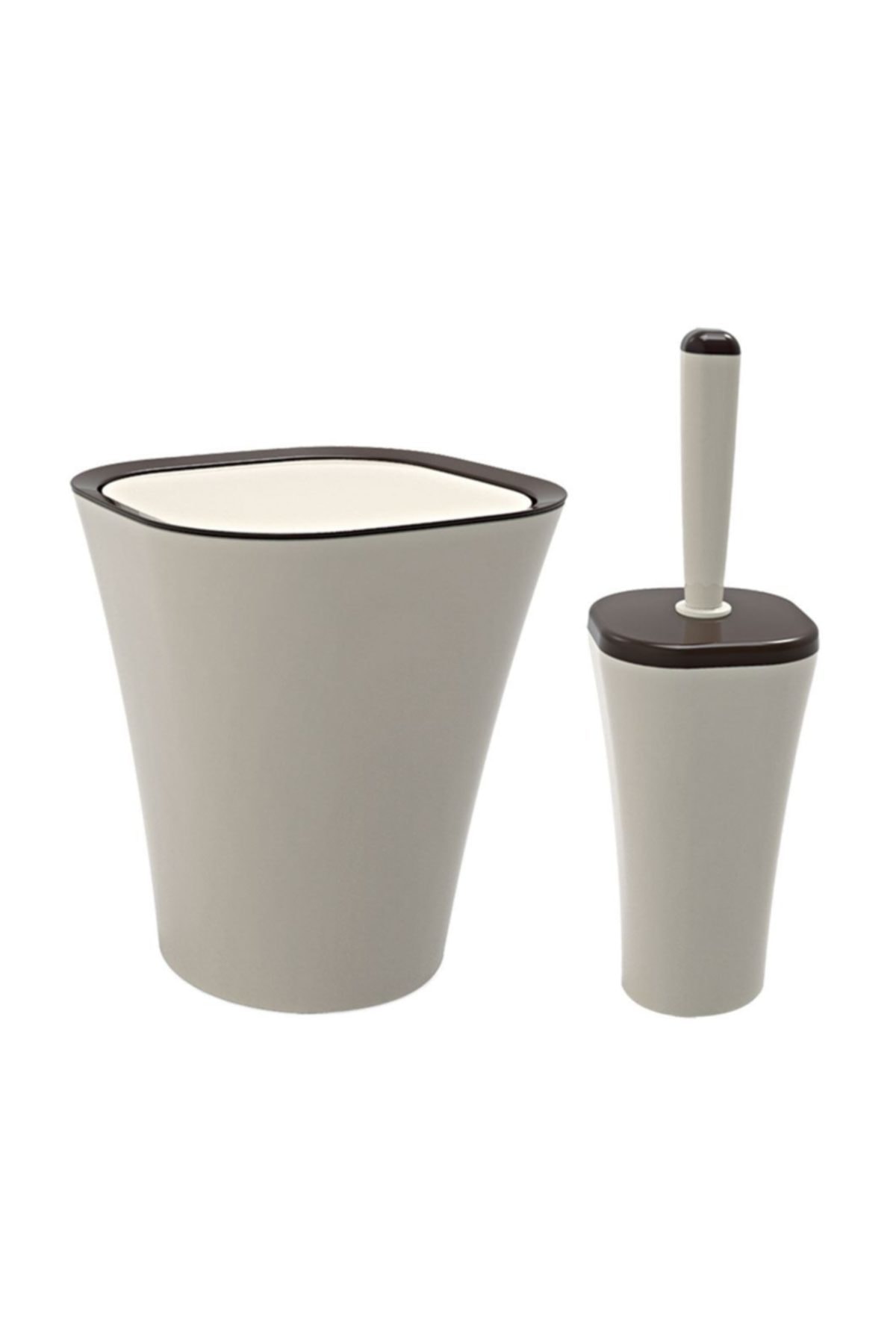 Bahat Plastik Banyo Seti Wc Kovası Ve Wc Fırçası