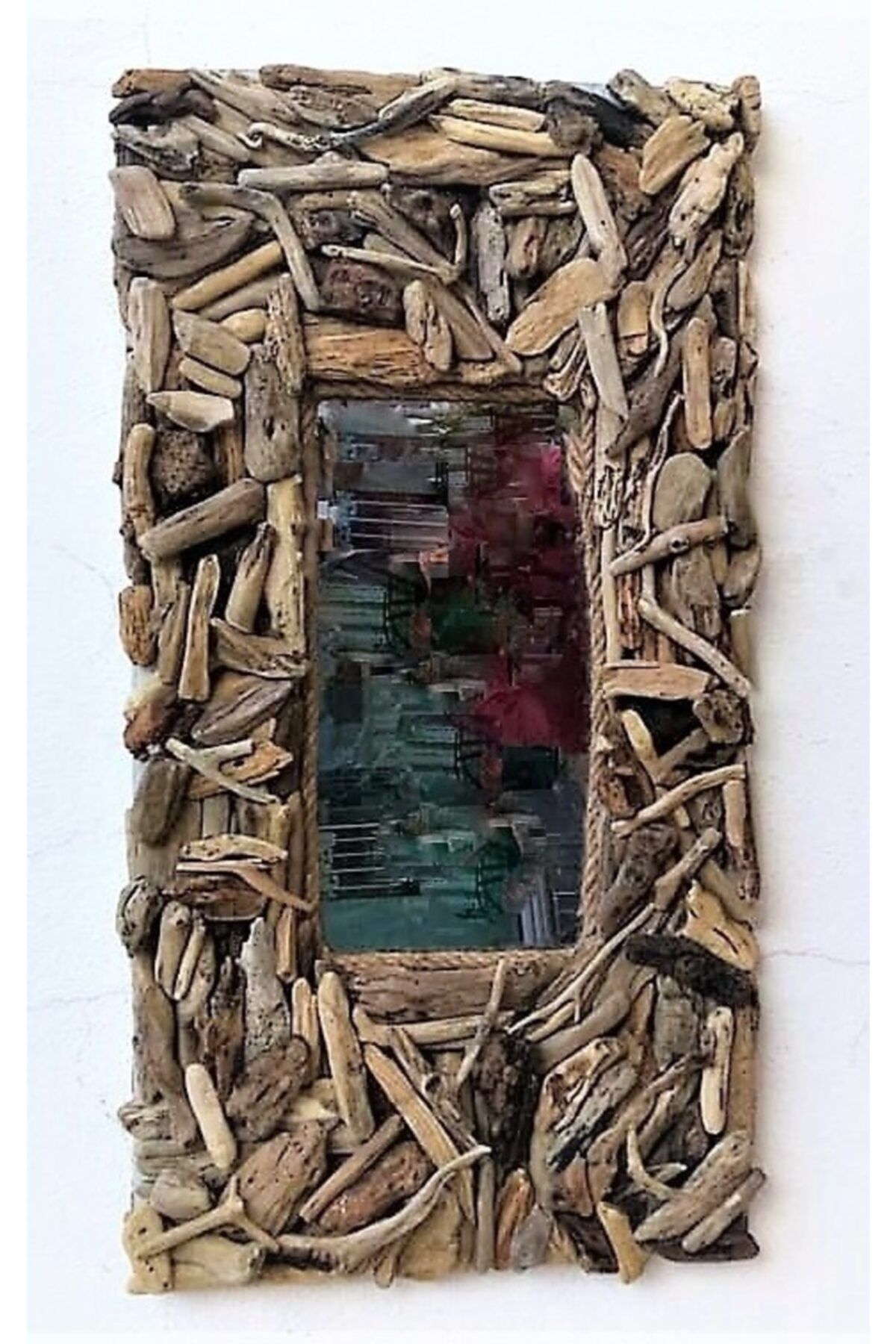 ESOART Driftwood Eşsiz Özel Tasarım Ayna Ve Çerçevesi