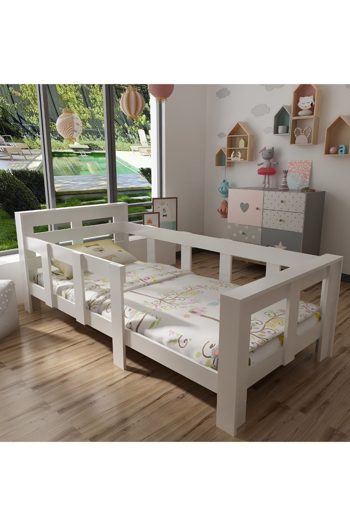 newline ideal montessori karyola x2006 90x190 yatak uyumlu fiyati yorumlari trendyol
