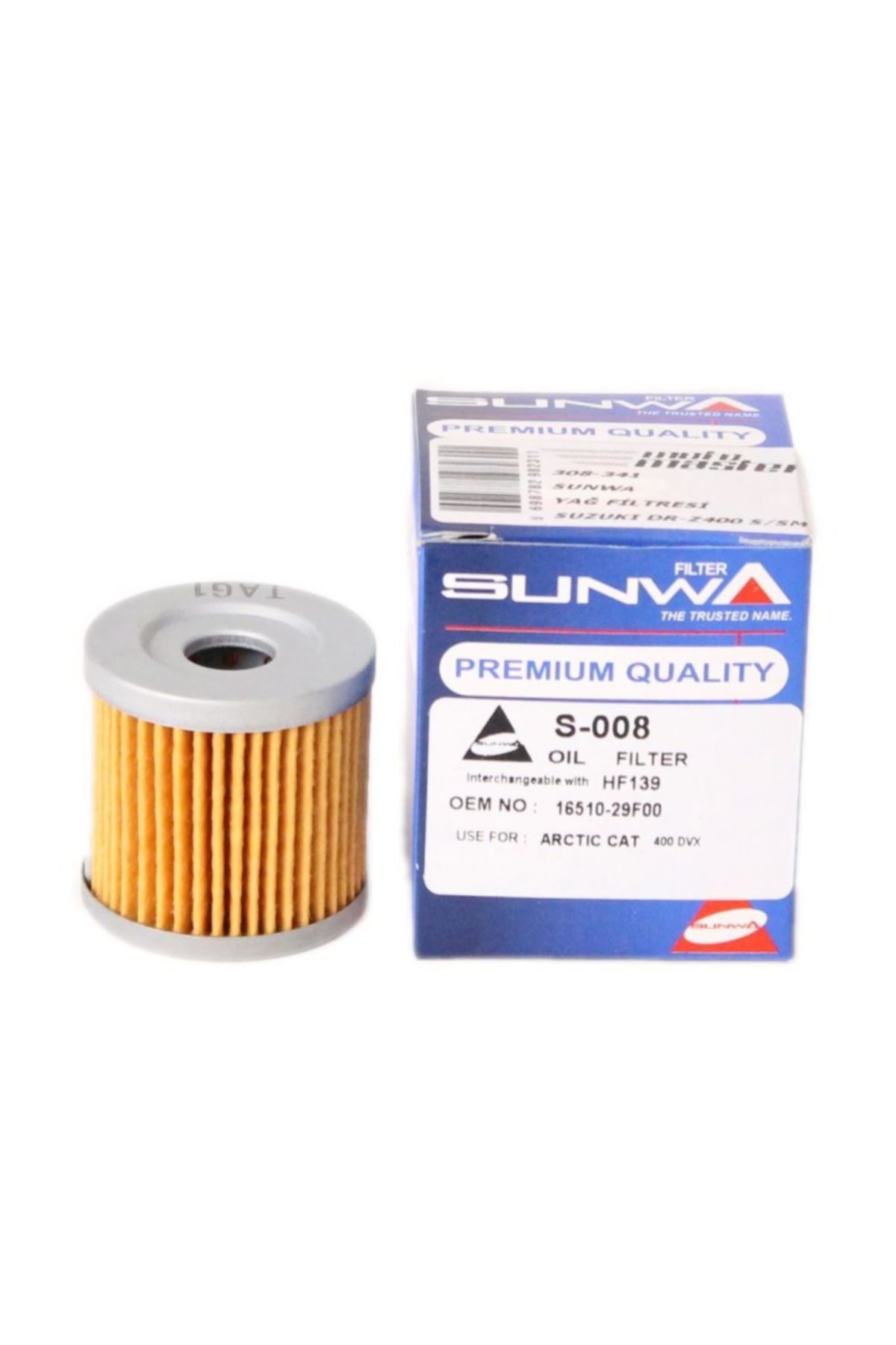 SUNWA Suzuki Dr-z 400 E  Yağ Filtresi(2000-2009)