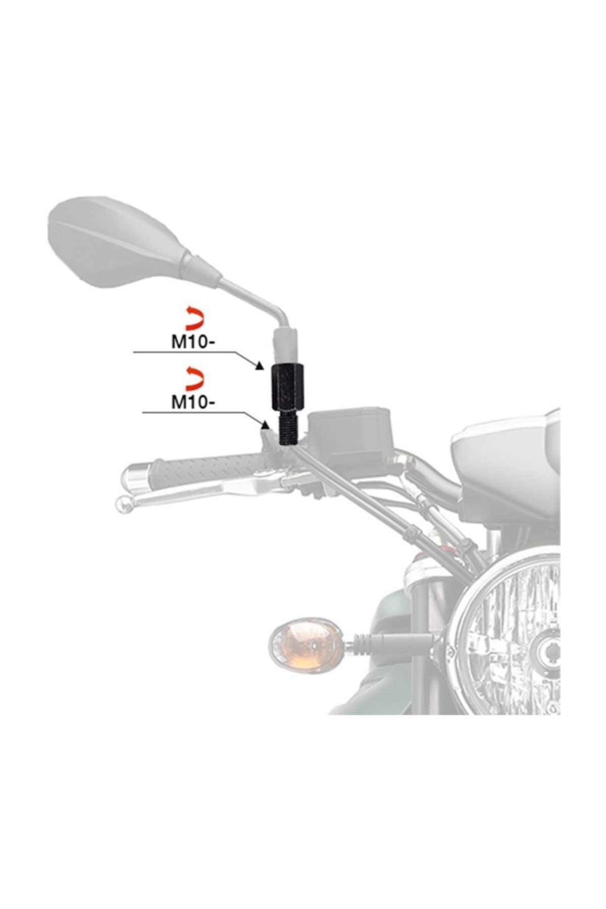 Moto Master Ayna Uzatma -10 -10