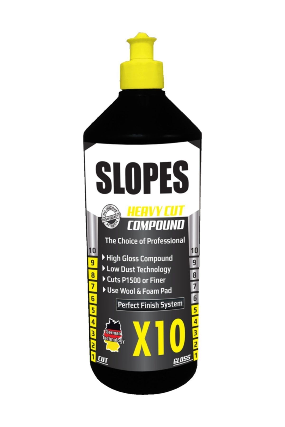 slopes X10 Agresif Çizik Çıkarıcı Pasta 1lt