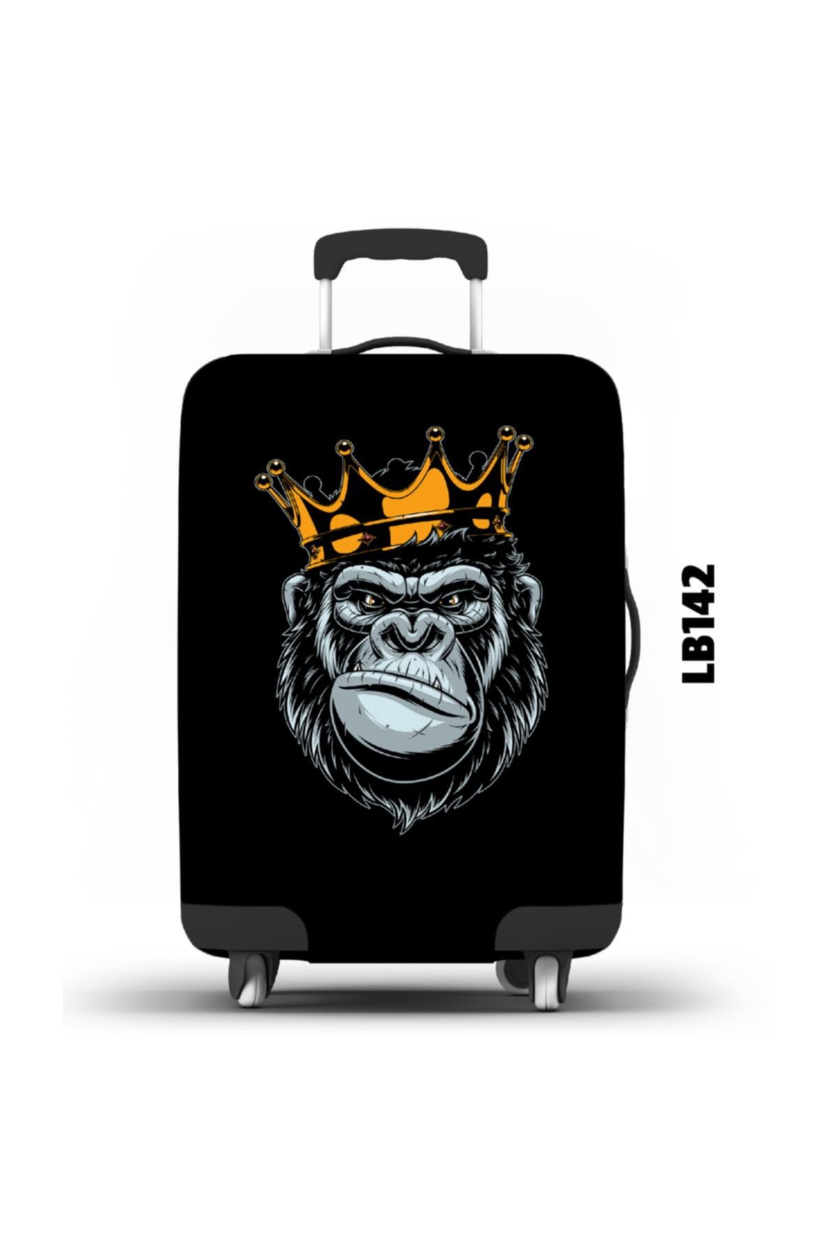 LUGGBAG Desenli Unisex Valiz Kılıfı Lb142 L