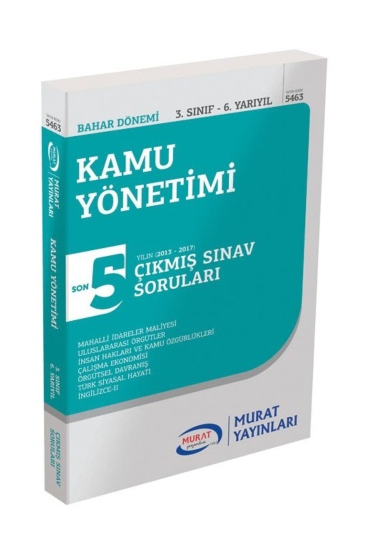 murat yayinlari kamu yonetimi 3 sinif 6 yariyil son 5 yilin cikmis sinav sorulari yayinlari fiyati yorumlari trendyol
