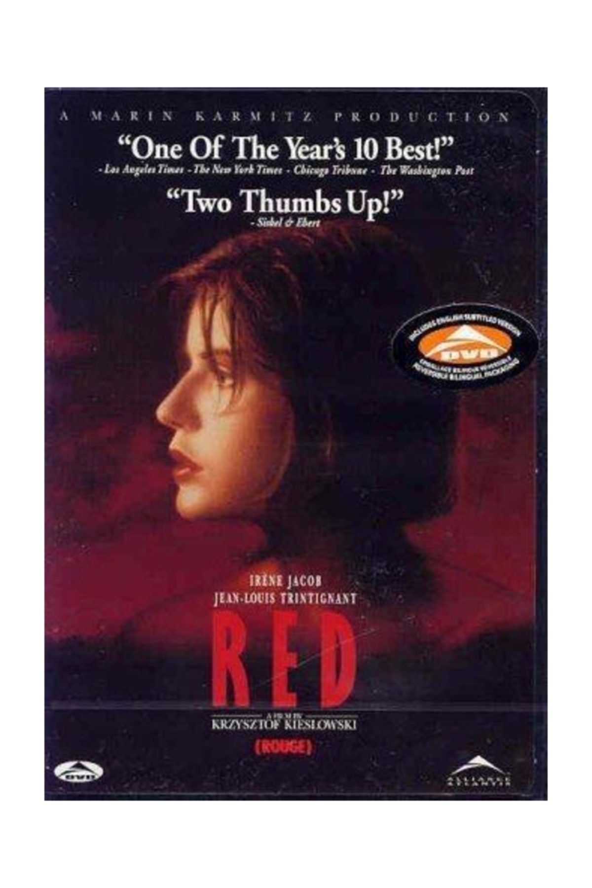 A.E Dvd Kırmızı Üç Renk / Troıs Couleurs Rouge