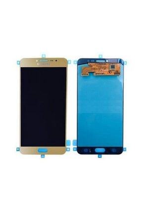 Galaxy C7 Lcd Ekran Dokunmatik Revize Gold Image 0