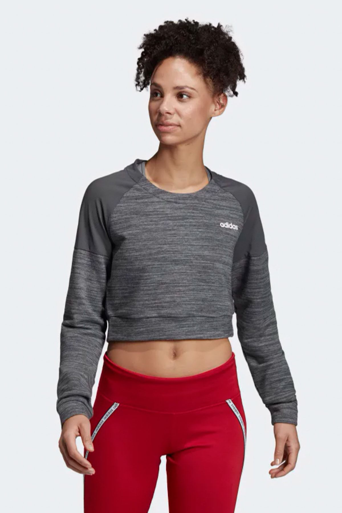 adidas W XPR CRO SWEAT Gri Kadın Sweatshirt 101117826