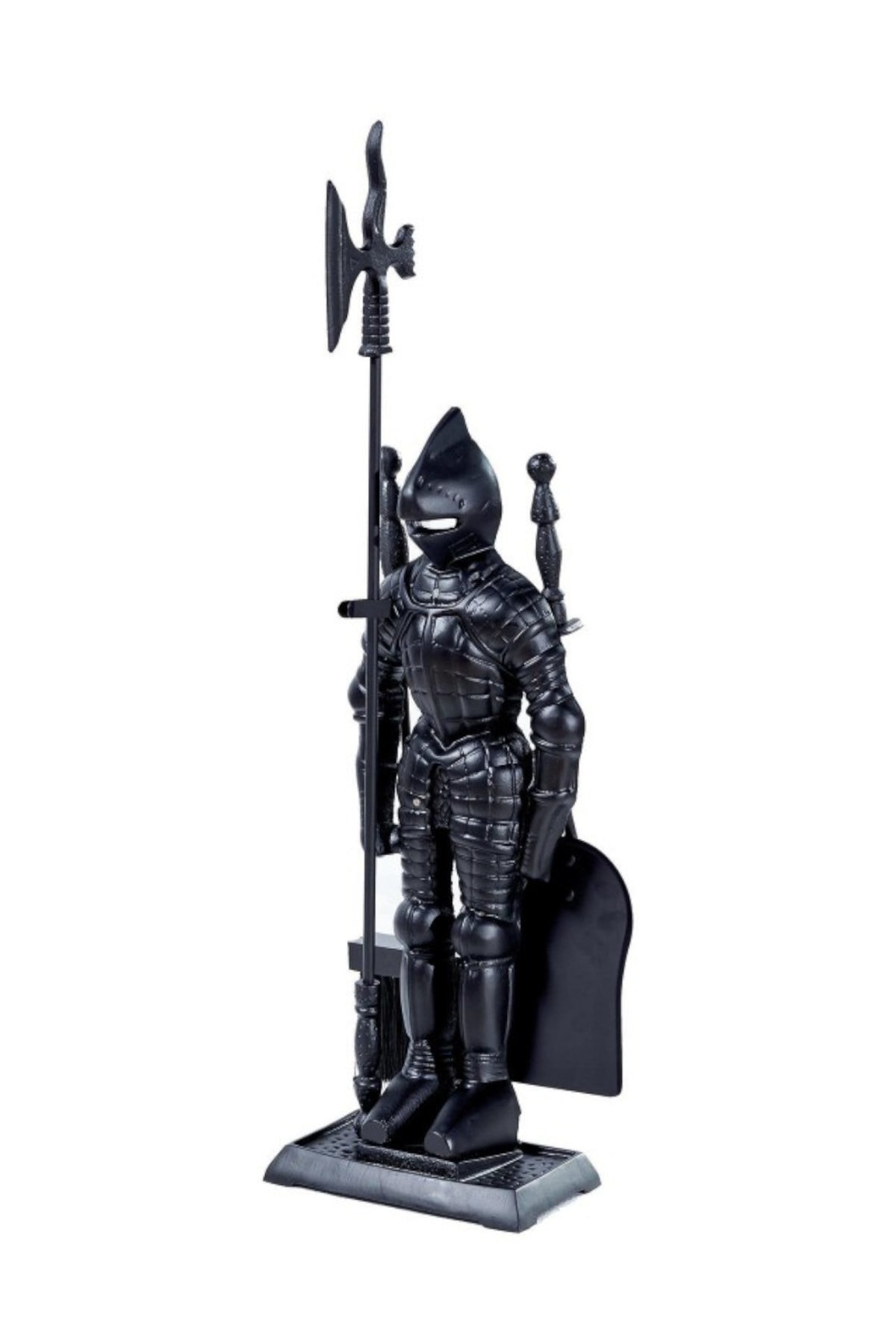 PRADO Dekoratif Döküm Aksesuar Şömine Takımı-Knight SMTKNIGHT