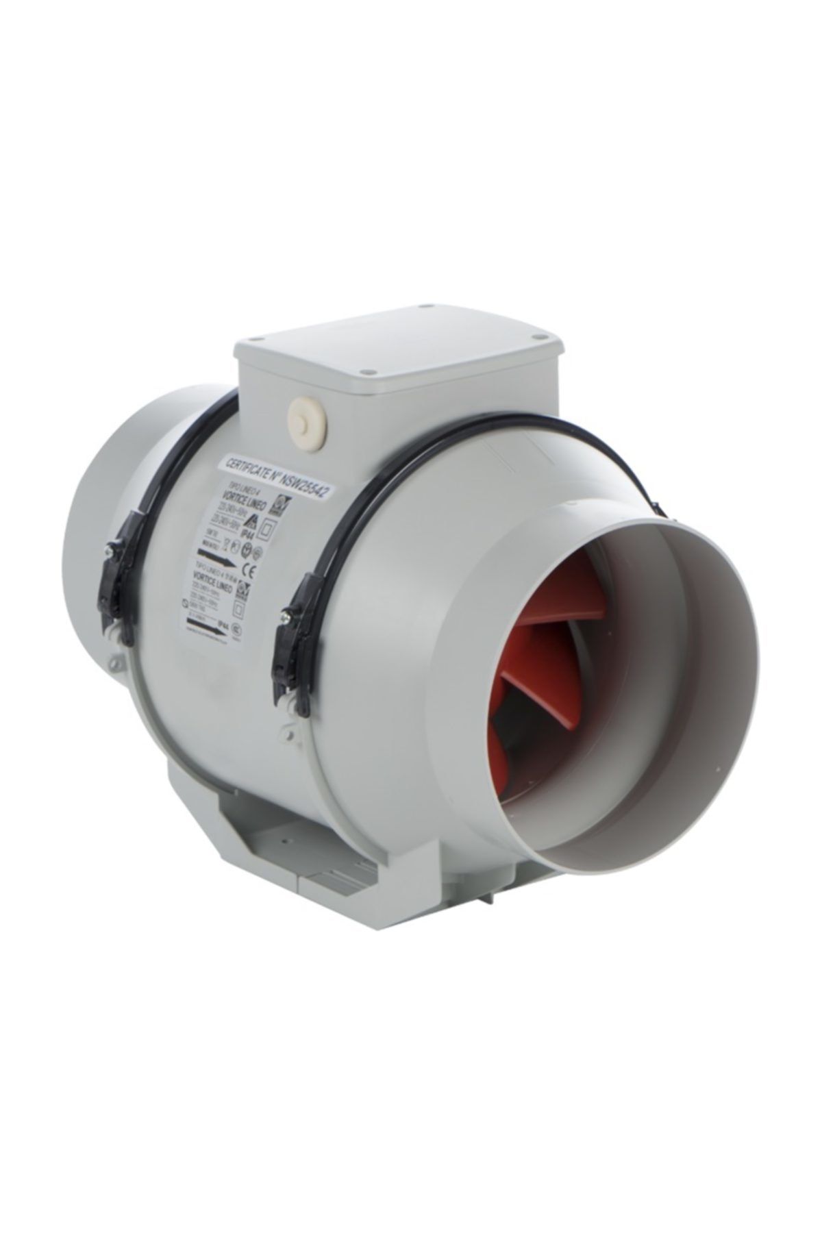 Vortice Lineo315v0 Çift Kademeli Plastik Kanal Tipi Fan 2300 M³ 1780 Rpm