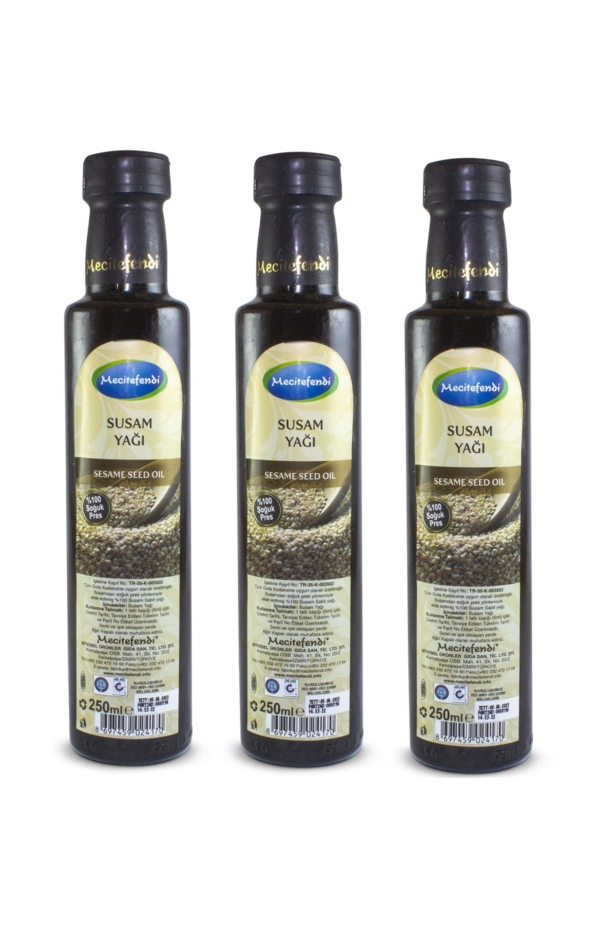 Mecitefendi 3 Adet Mecitefendi Tatlı Badem Yağı 3x250 Ml