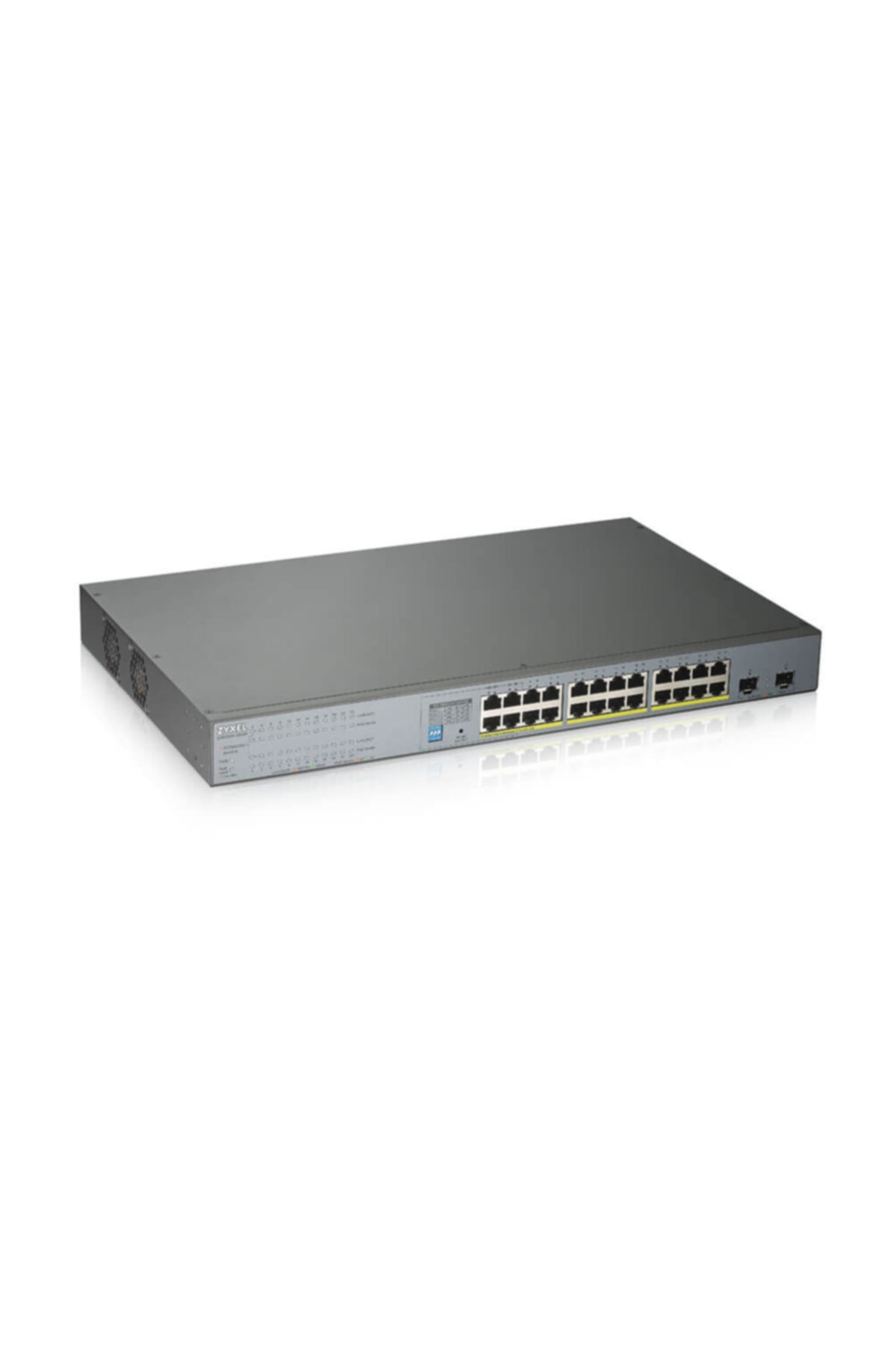 ZyXEL GS1300-26HP Yönetilemez 24x10/100/1000 PoE + 2xSFP Ports PoE CCTV Switch (250Watt)