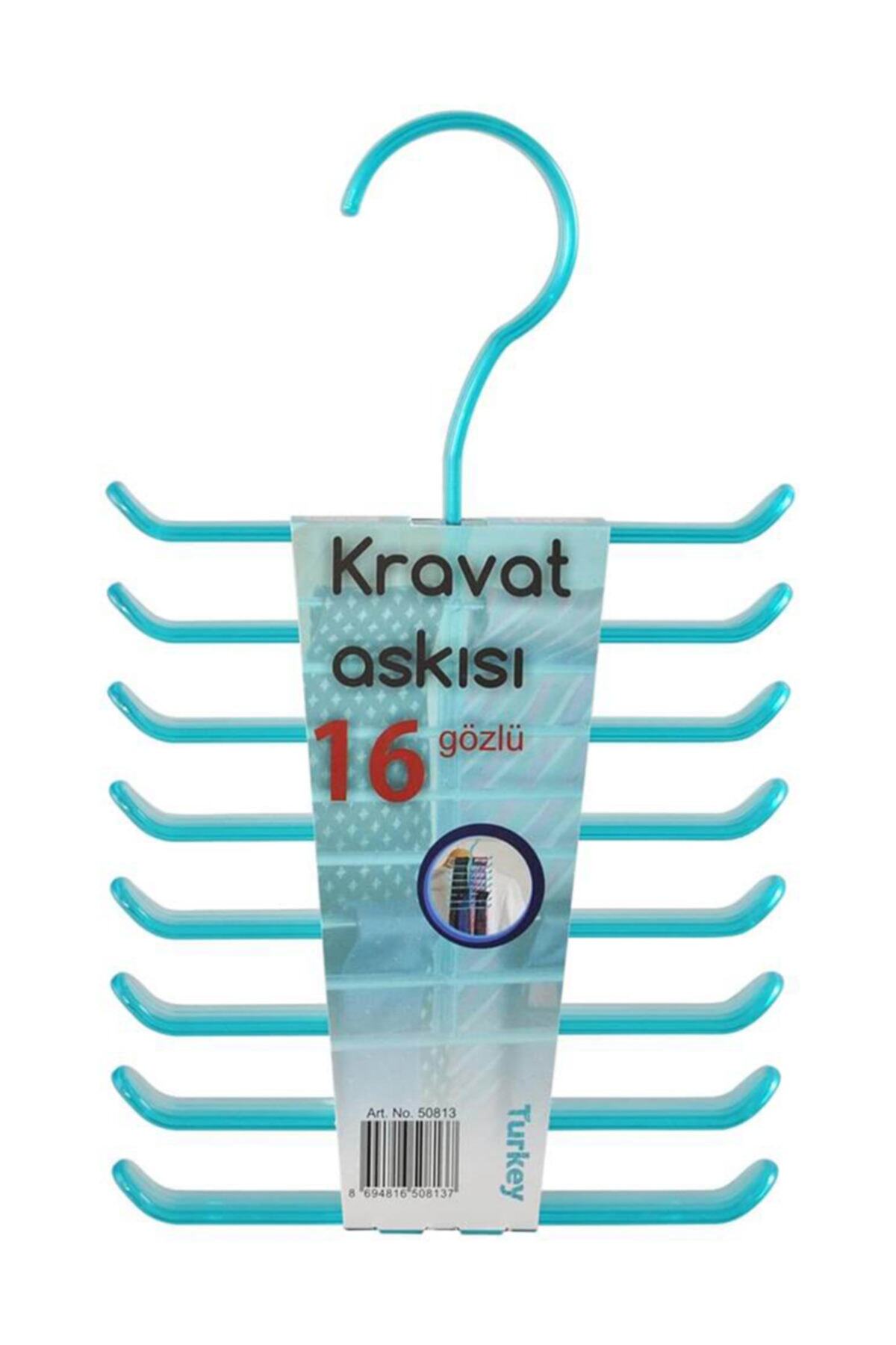 Tedarikcenter 3 Adet Decobella Kravat Askısı Şal Askısı 16 Gözlü