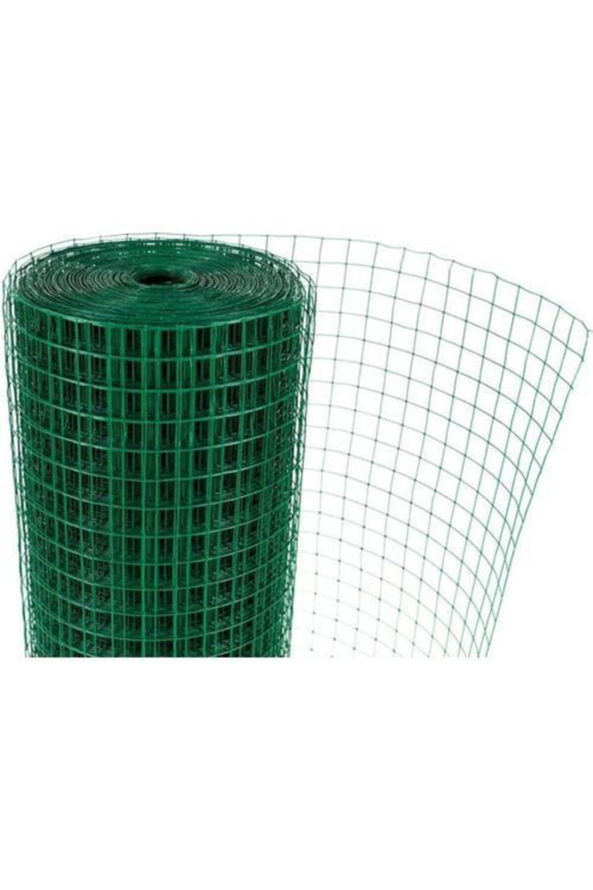 Güzelce Yapı Çit - Kafes - Kümes Teli Yükseklik 120 Cm 12x12 Mm Pvc Kaplı Yeşil 25 M