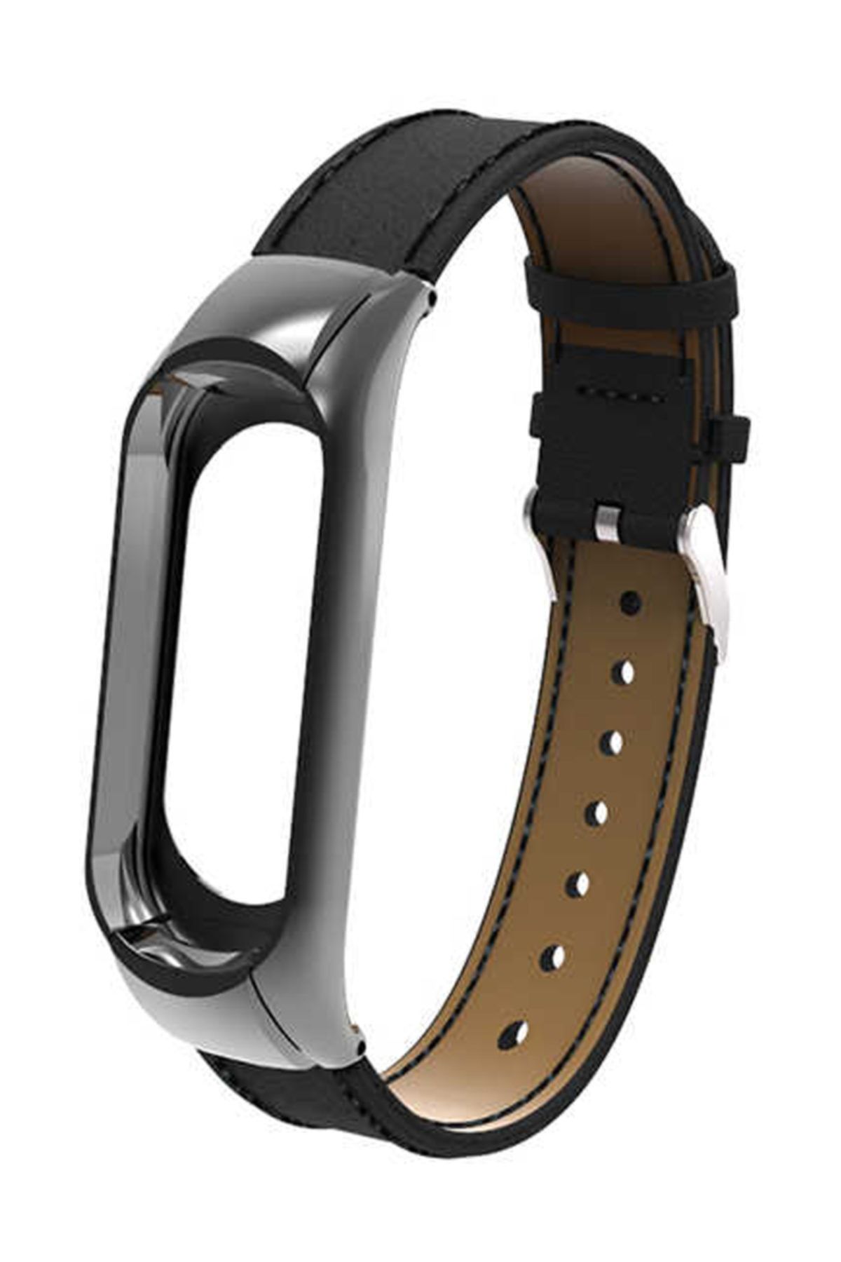 Aksesuarcım Xiaomi Mi Band 3 Renkli Deri Saat Kordonu