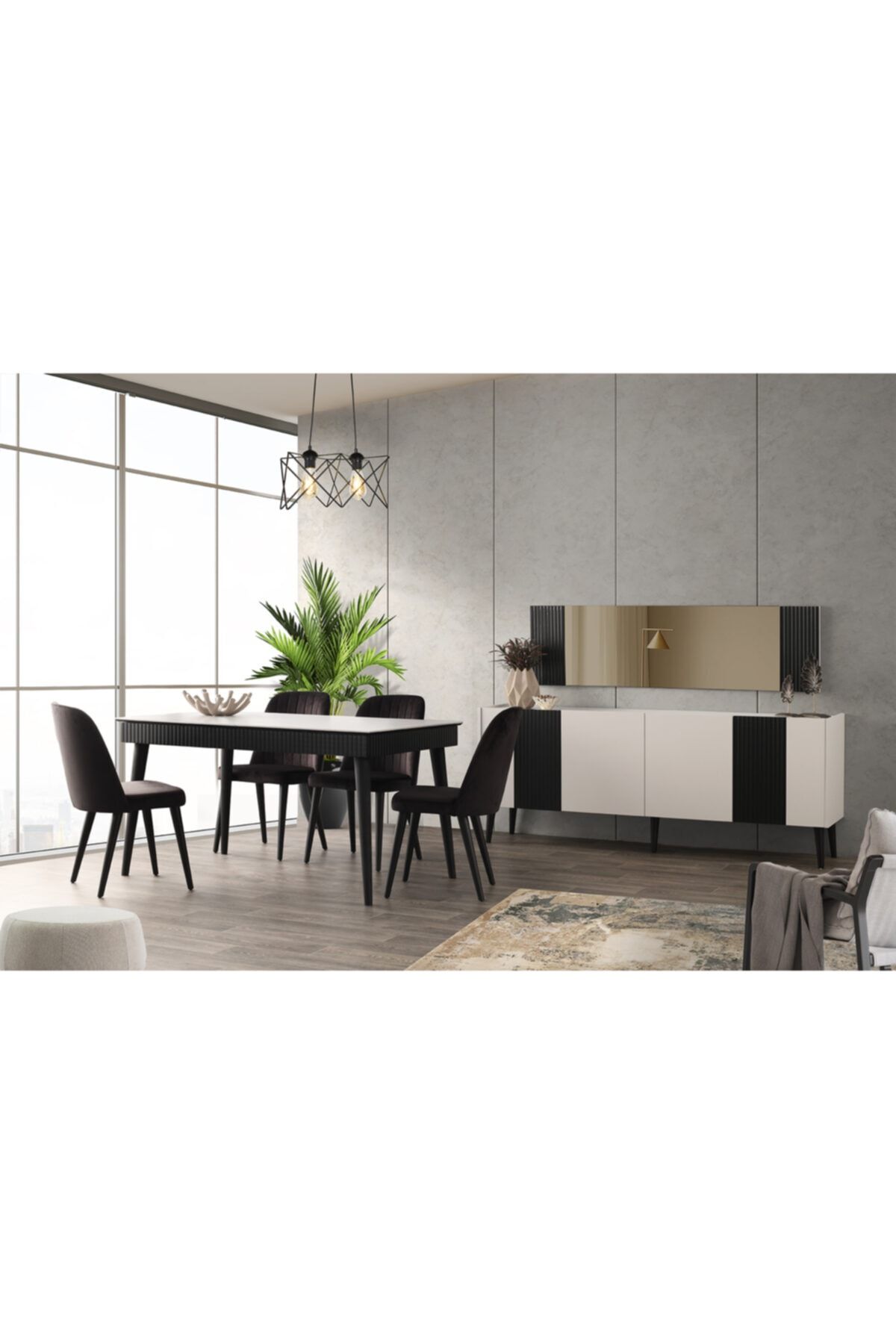 Butik Mobilya Letta Yemek Odası Takımı
