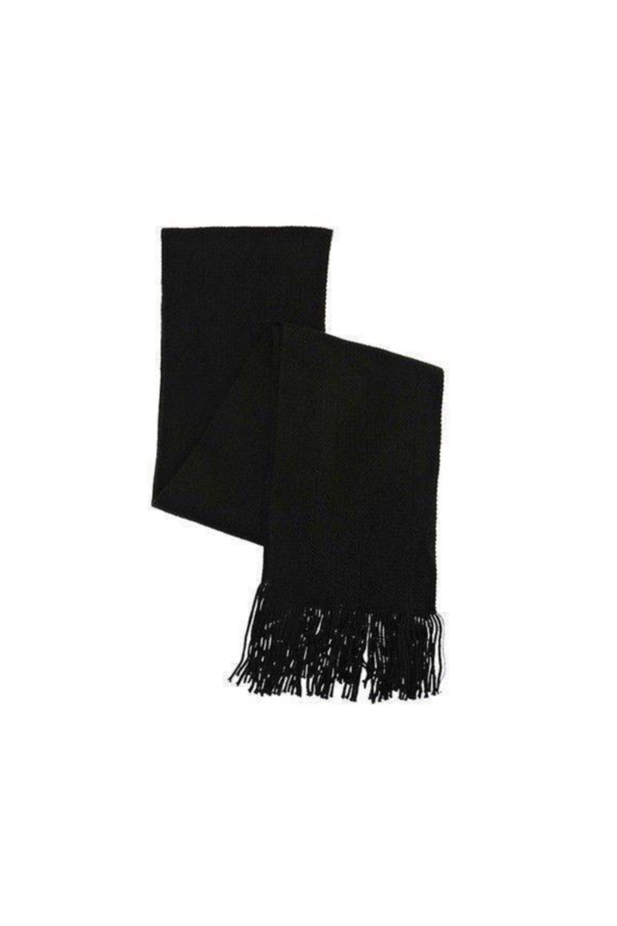 BONİE Triko Siyah Erkek Atkı