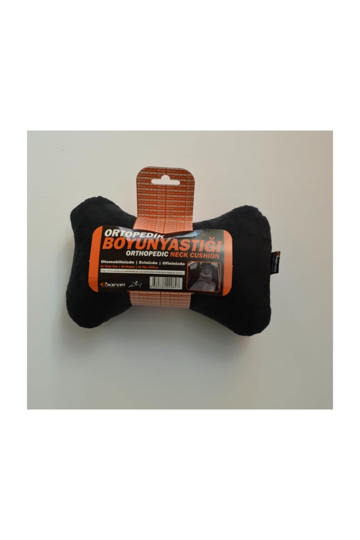 GBARAN Ortopedik Boyun Yastığı Silikon Füme