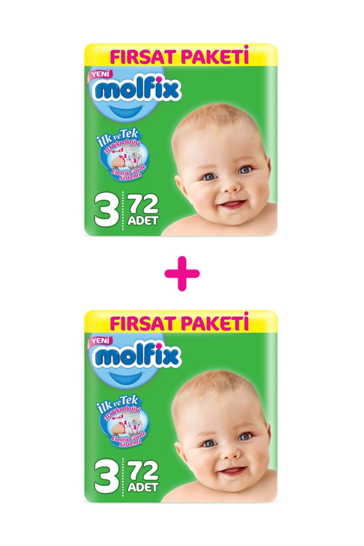 molfix bebek bezi 3 numara 2 li set midi 144 adet 4 9 kg fiyati yorumlari trendyol