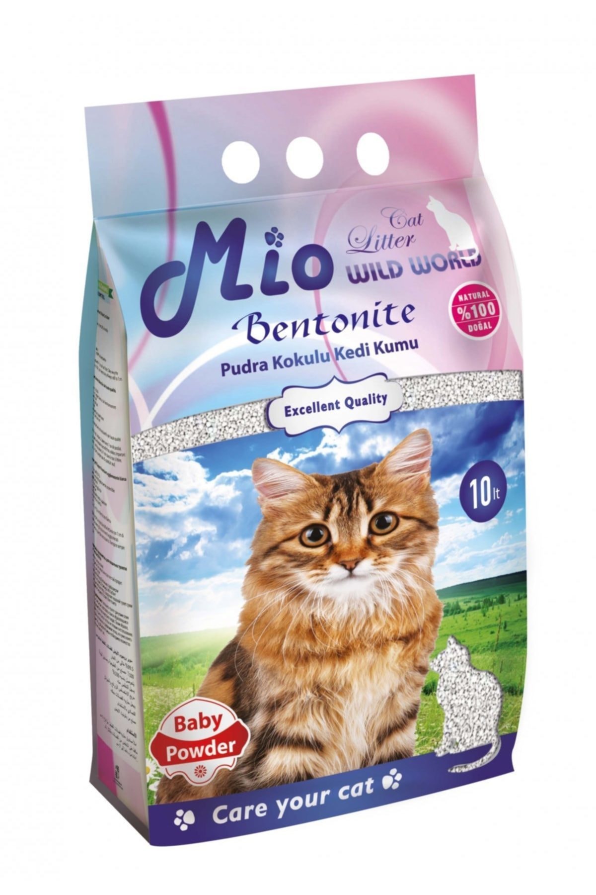MİO 10 Lt Kalın Bentonit Kedi Kumu (5 Farklı Aroma)
