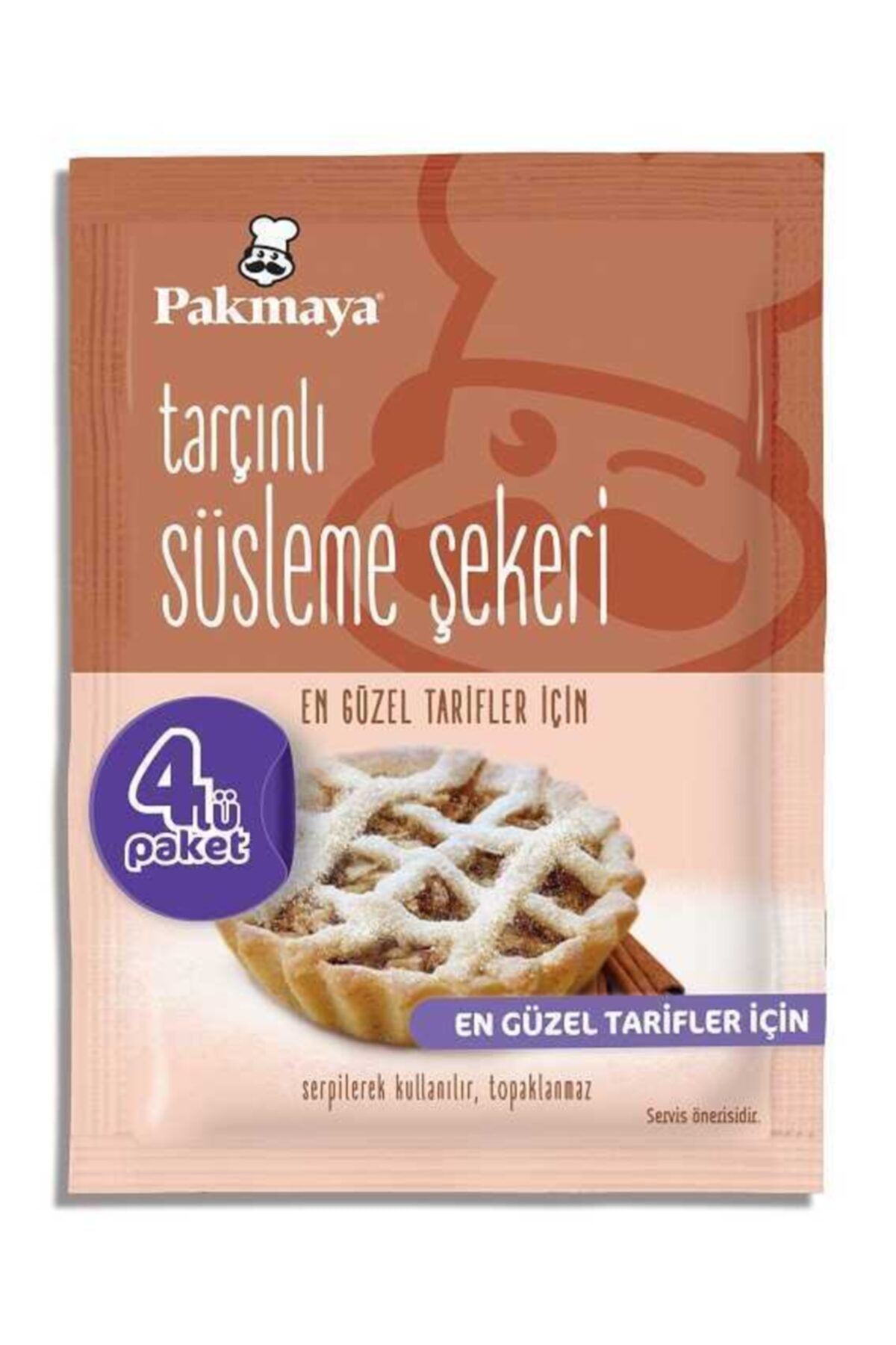 Pakmaya Tarçınlı Dekor Şekeri 4x10 Gr