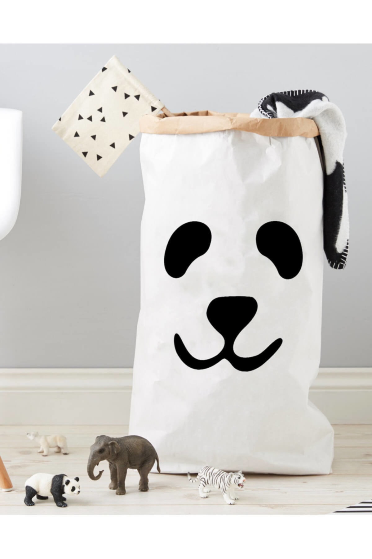 LYN HOME & DECOR Panda Surat  Kağıt Oyuncak Torbası 50x80