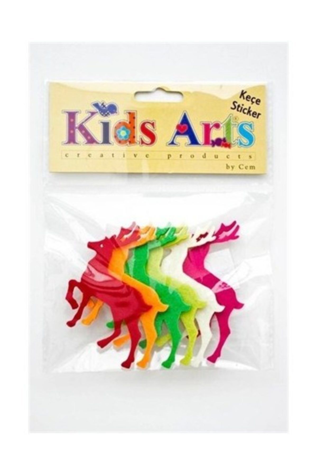 Dolphin Kids Arts  Keçe Sticker Geyik Ft114291