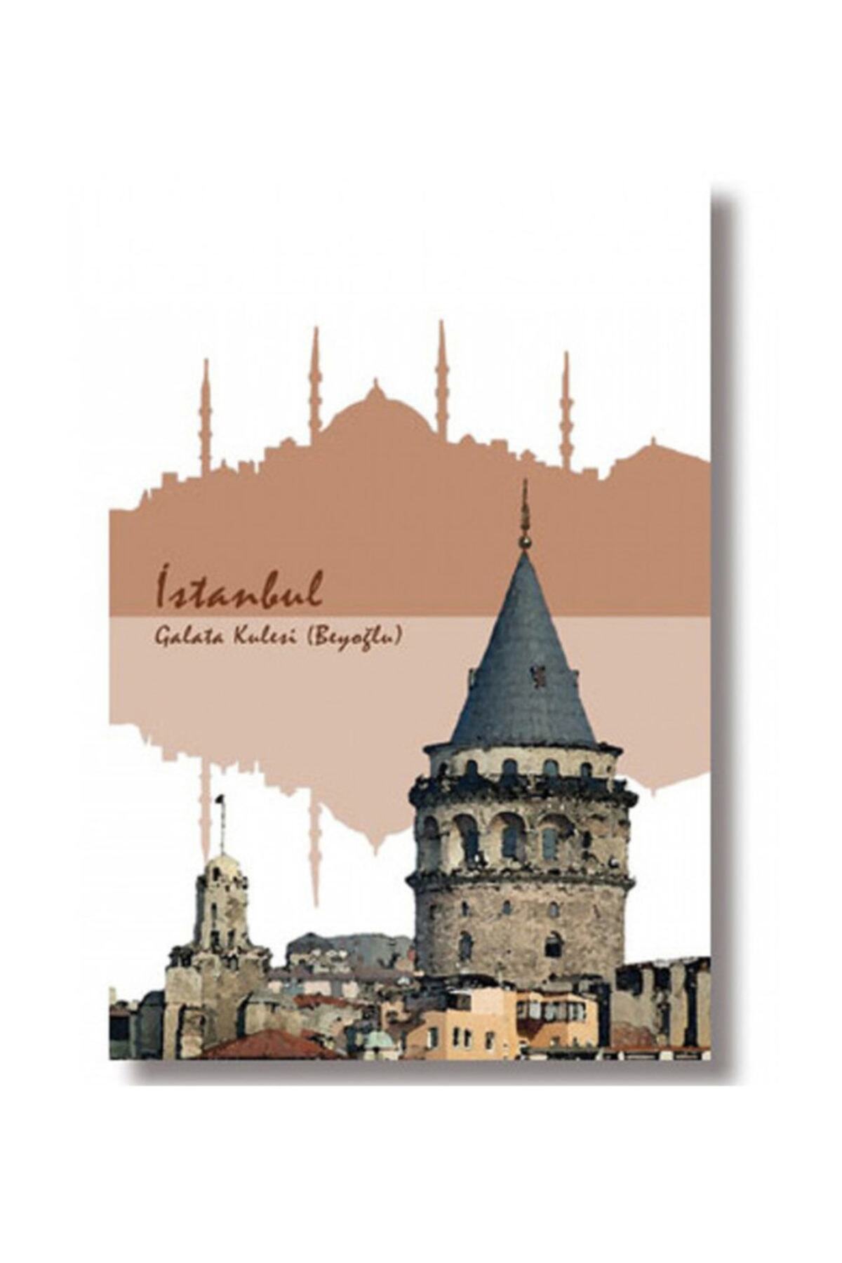 DEFFTER Istanbul Galata Sert Kapak 9,5x14 Çizgili 96 Sayfa Not Defteri