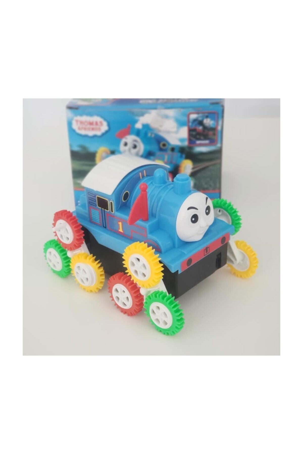SUDEN Thomas Tren 12 Tekerli Takla Atan Devrilmeyen Oyuncak Tren