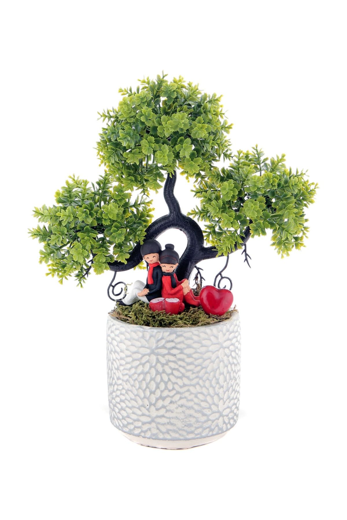 bappay dekoratif saksida minimal yapay bonsai agaci fiyati yorumlari trendyol