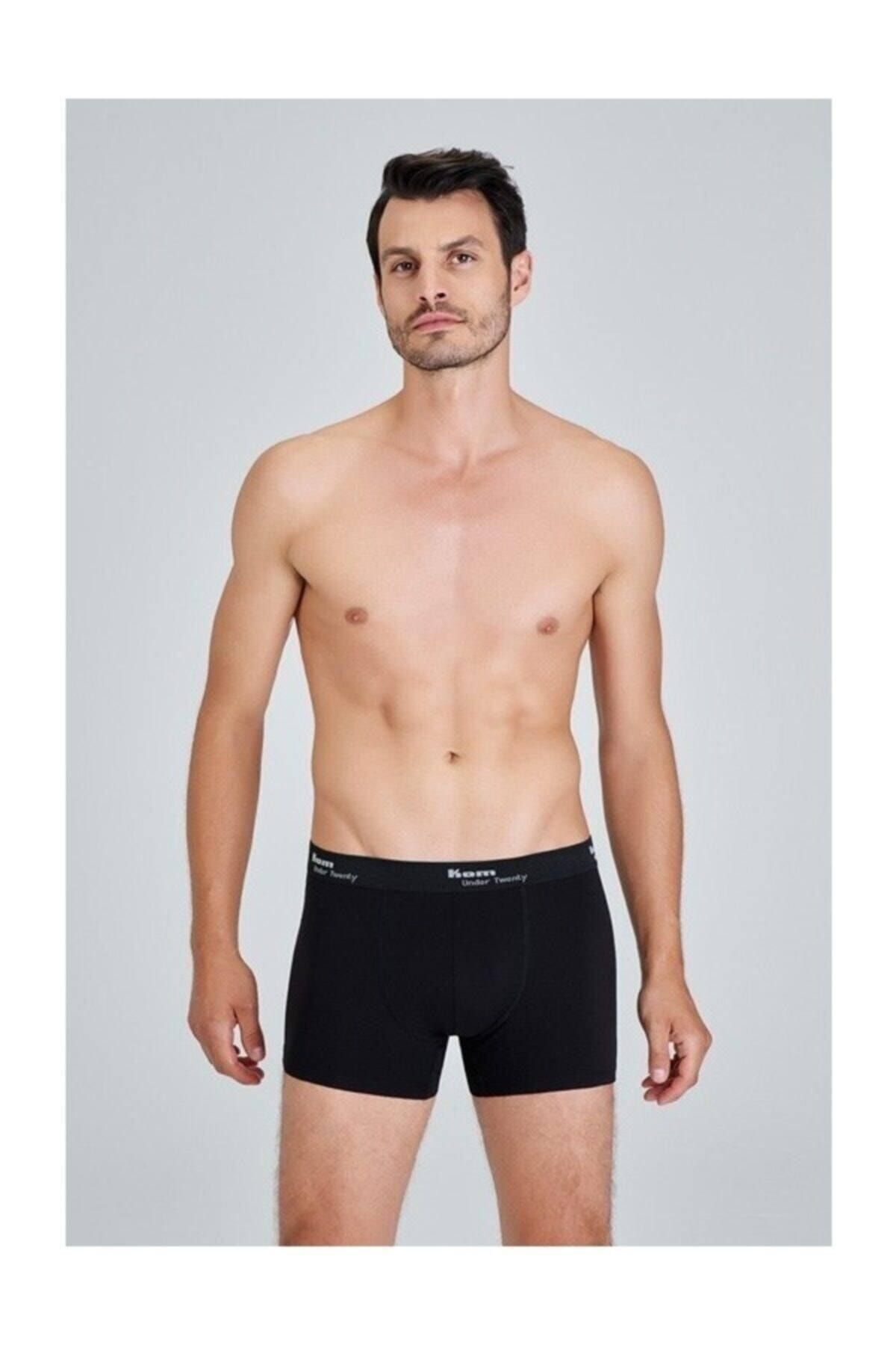 Kom Men s Tight 2 Piece Boxer Shorts Lycra Trendyol