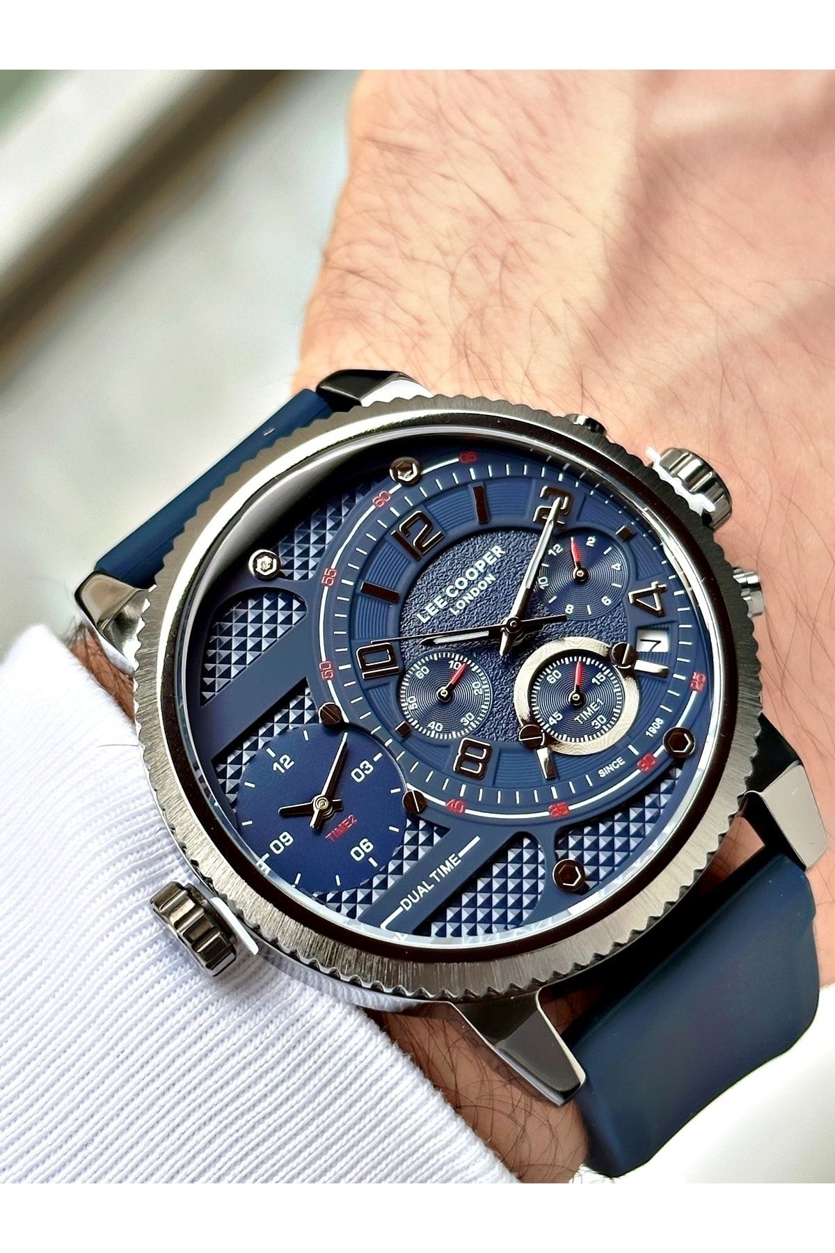 Lee Cooper Watch Dark blue Plain Trendyol