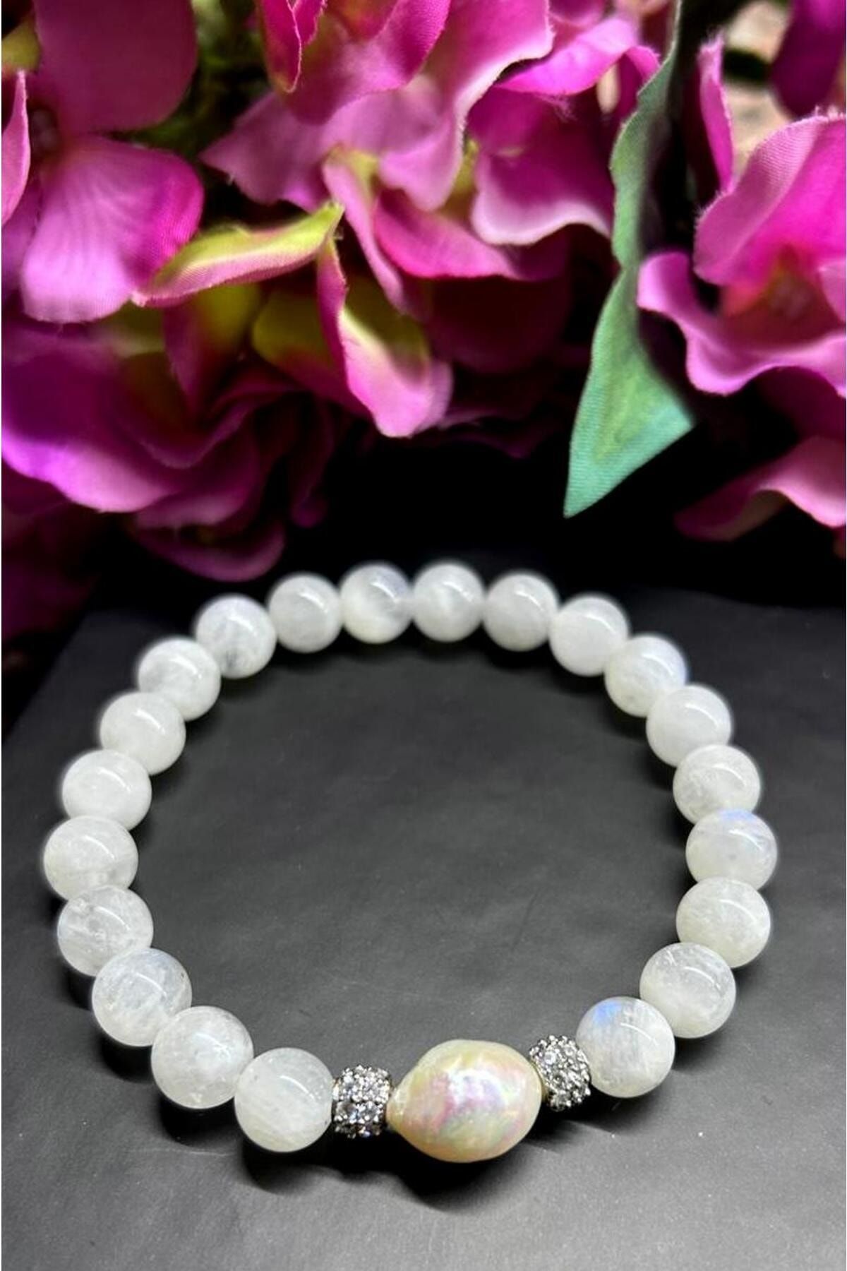 Genuine online moonstone bracelet