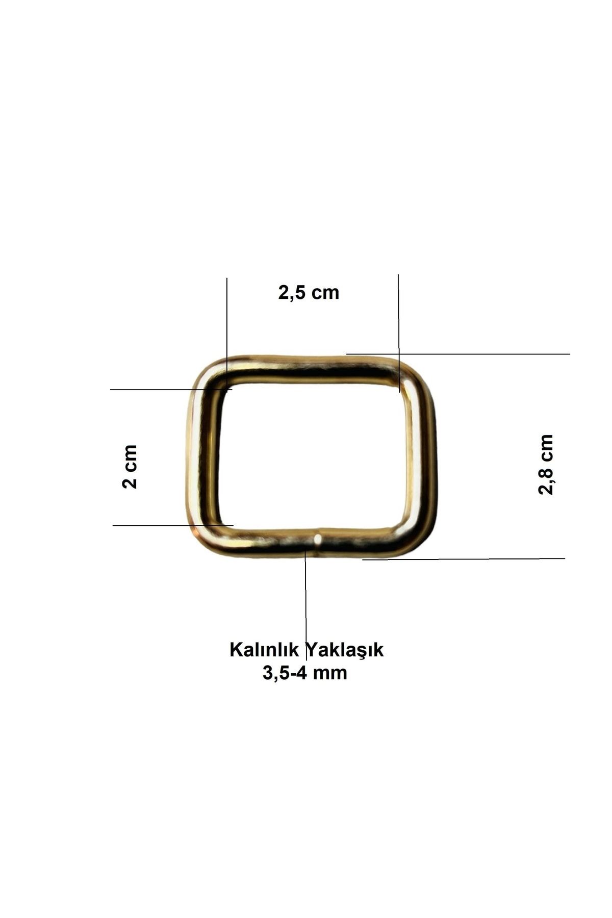 srtfootcare 2.5 Cm Square Metal Ring Square Ring For Bag Handle 5