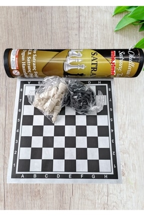 Rulo Okul Satranç Takımı Kapaklı Taşıma Ipli Image 0
