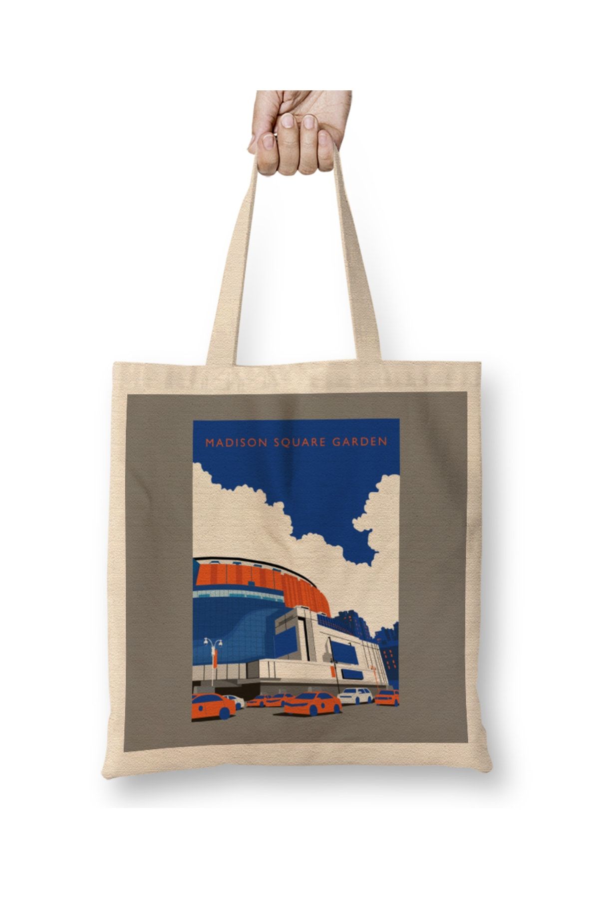 Bask D kkan Madison Square Garden Tote Bag Long Handle Trendyol