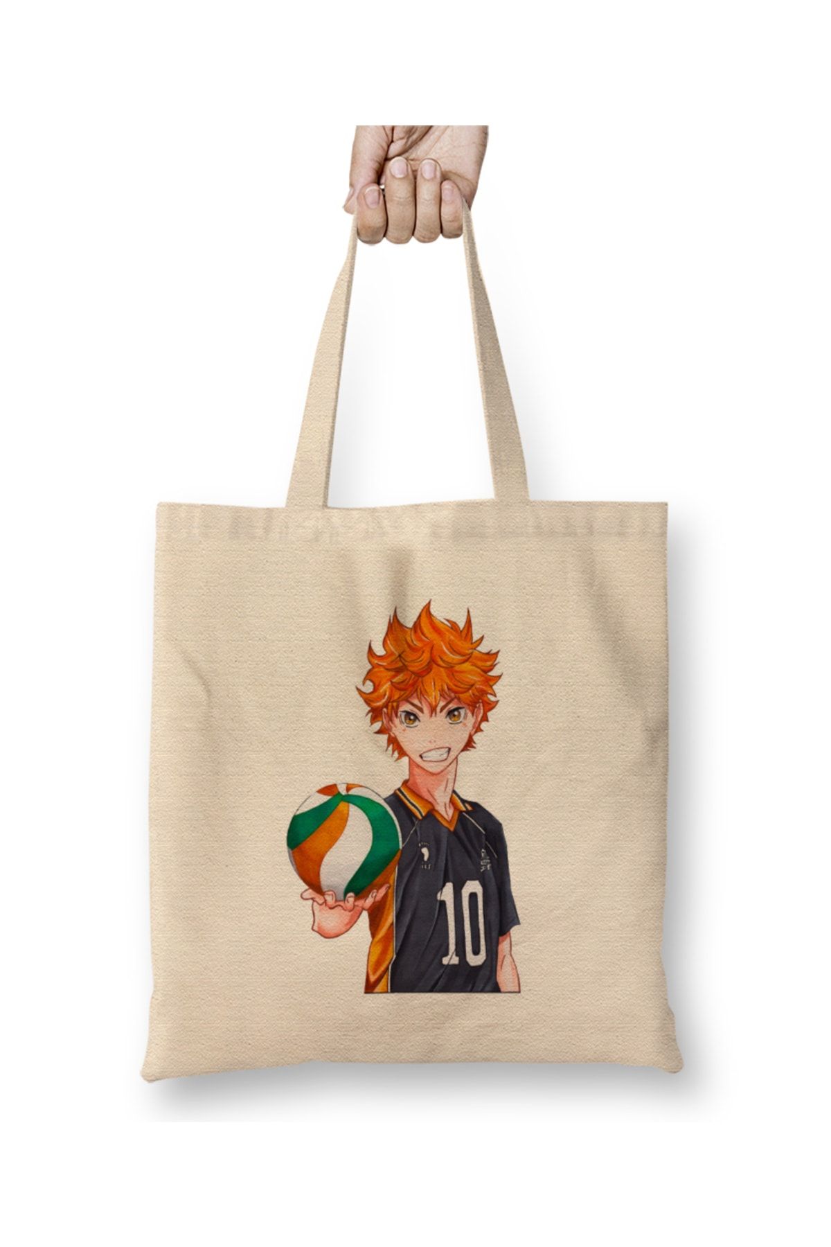 Bask D kkan Shoyo Hinata Haikyuu Tote Bag Long Handle Trendyol