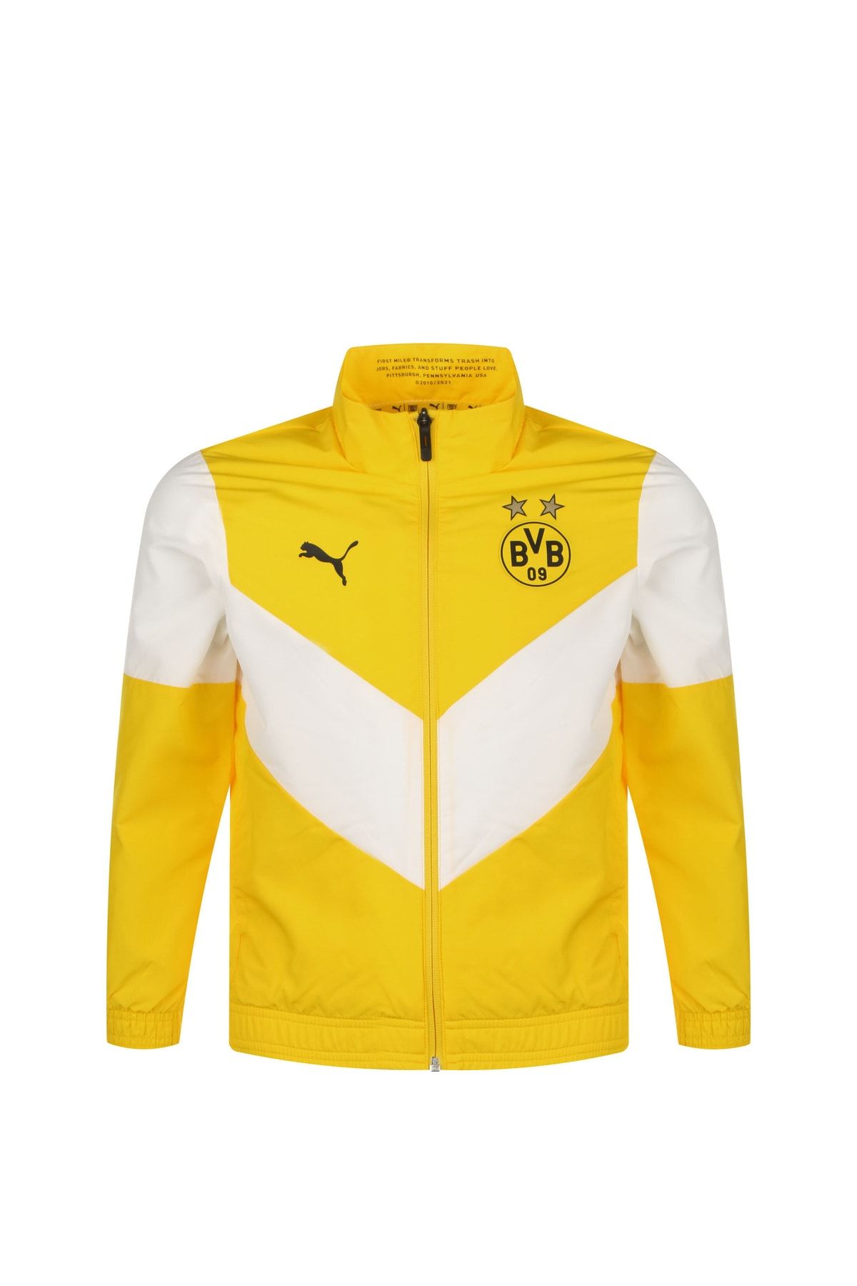 Puma jacket yellow best sale