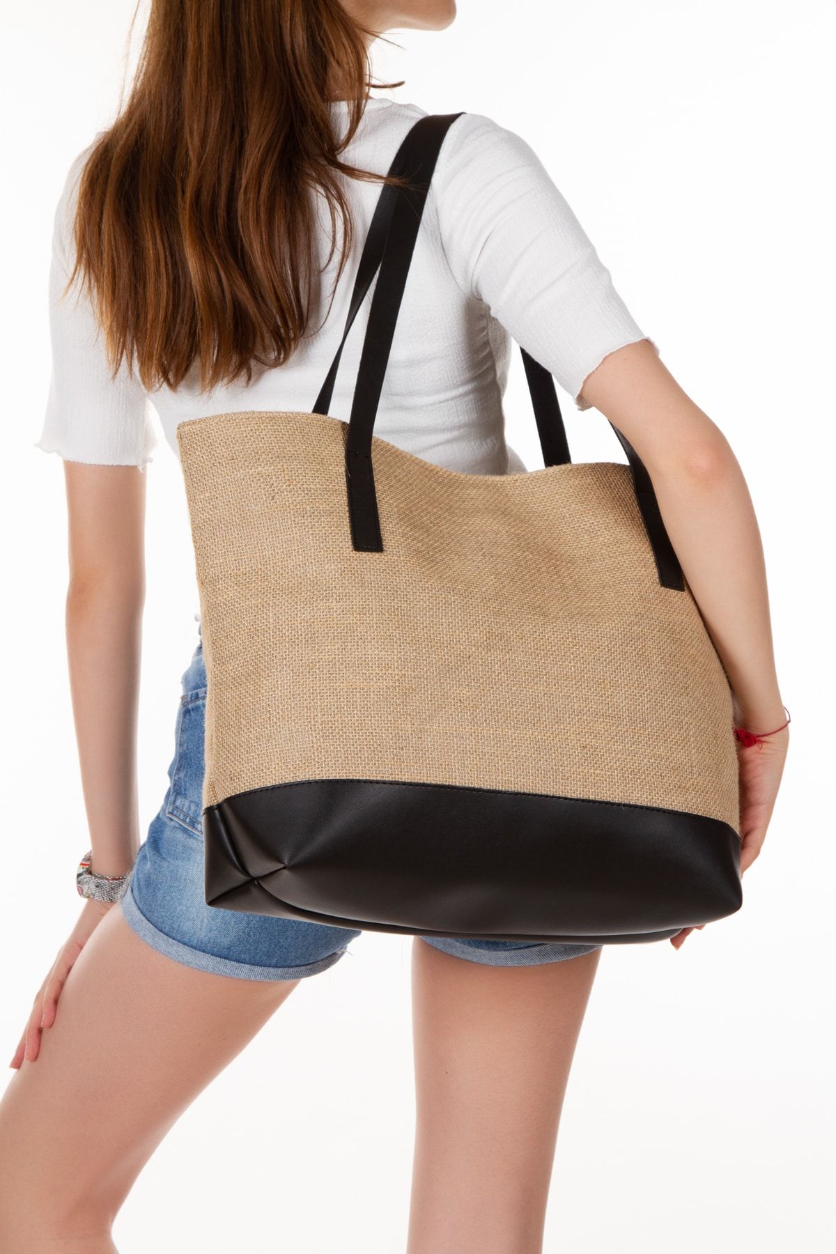 Clutch beach bag top