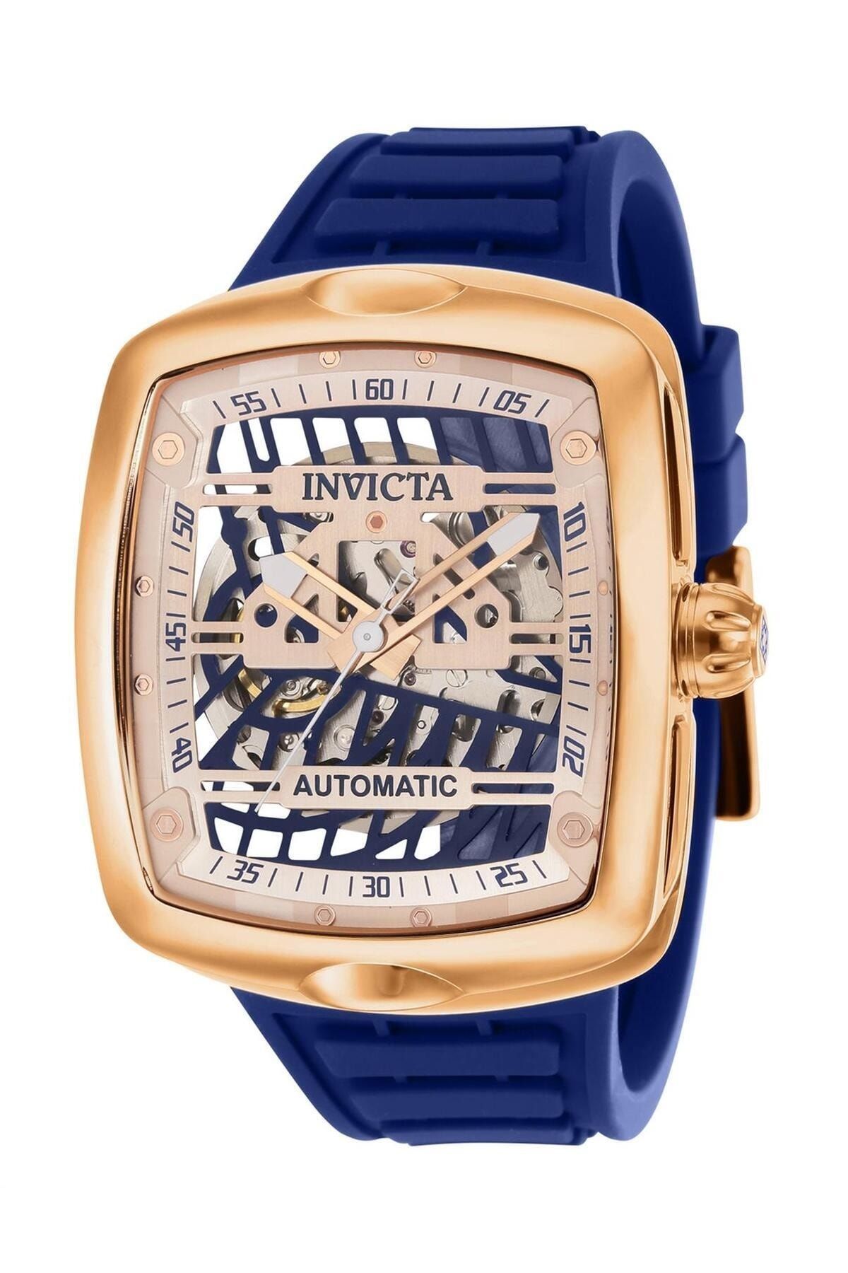 Navy blue invicta watch store