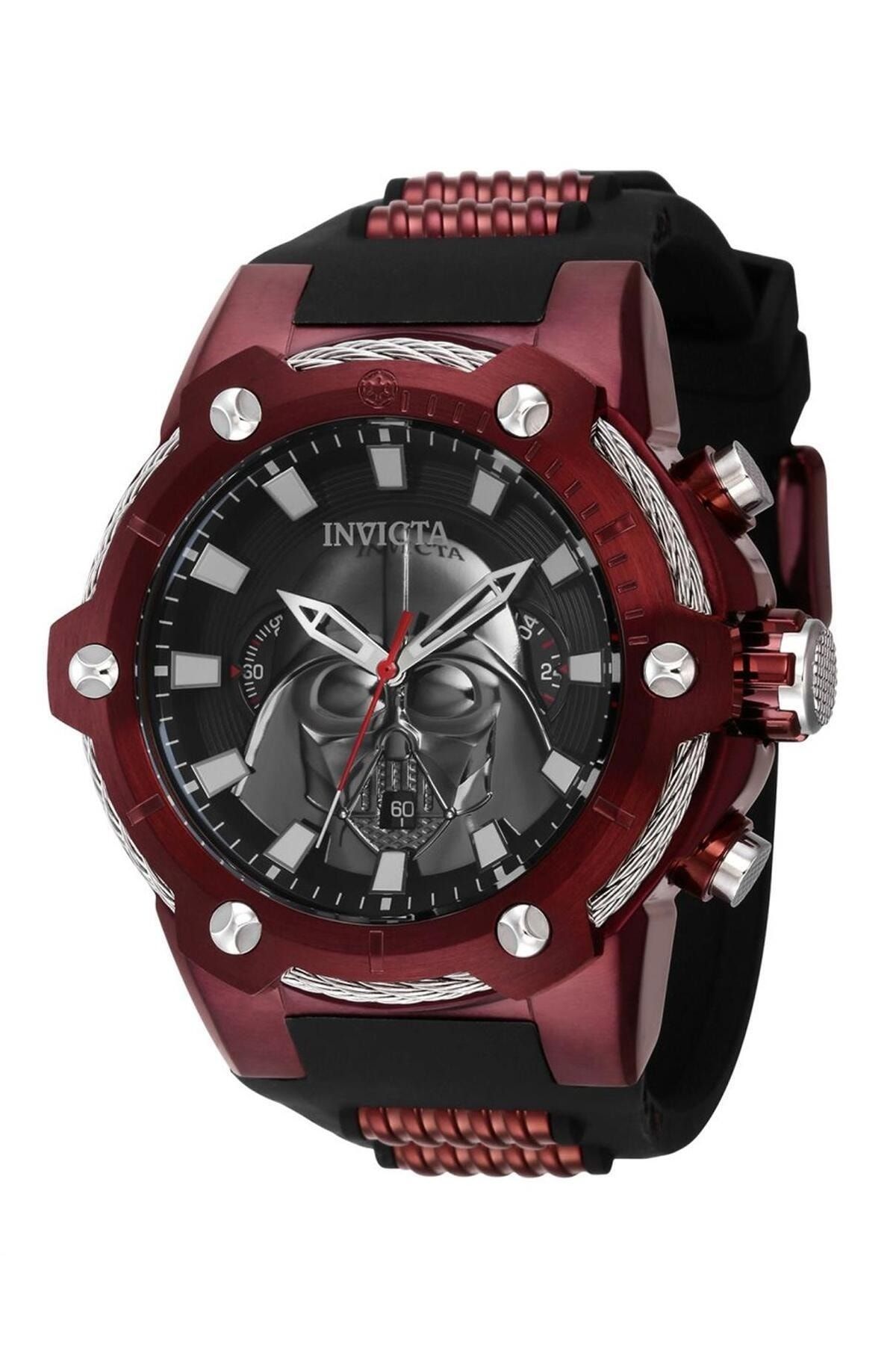 Red and cheap black invicta watch