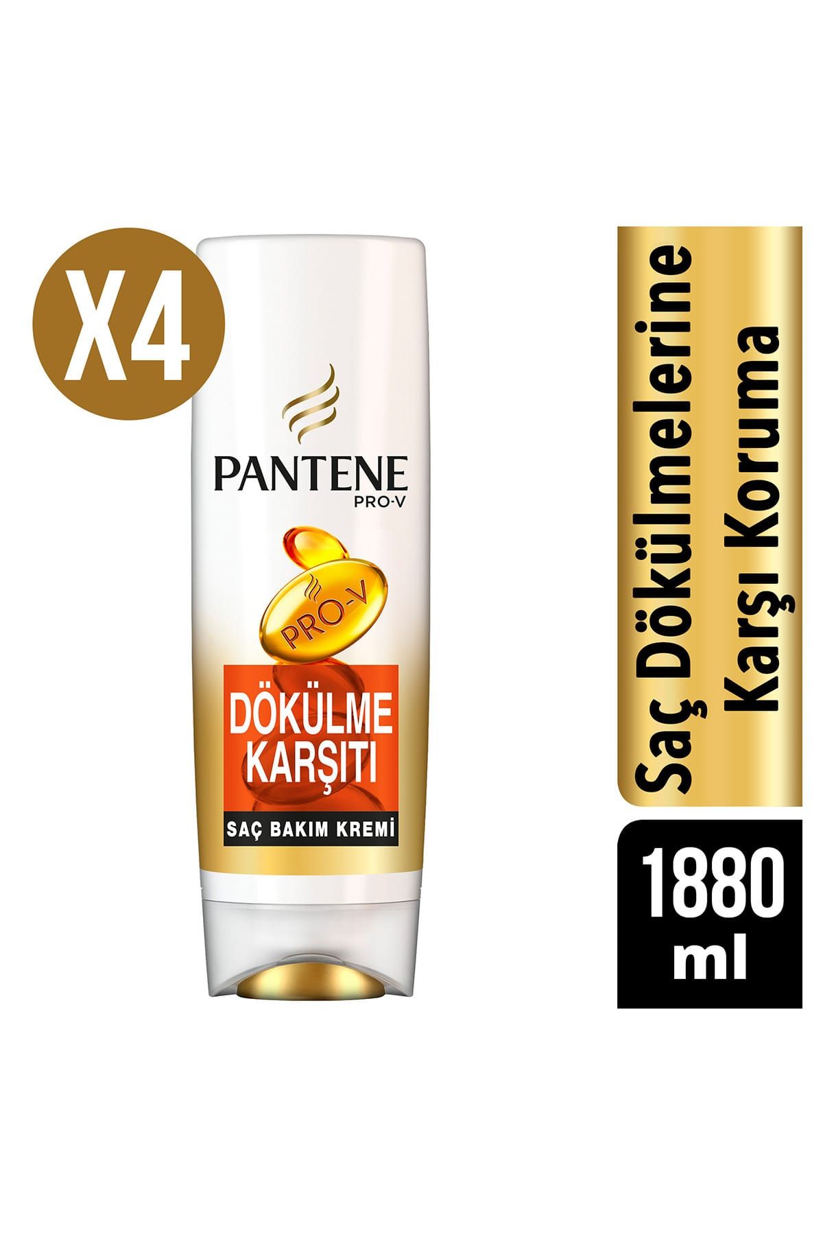 pantene sac bakim kremi sac dokulmelerine karsi etkili 4 x 470 ml fiyati yorumlari trendyol